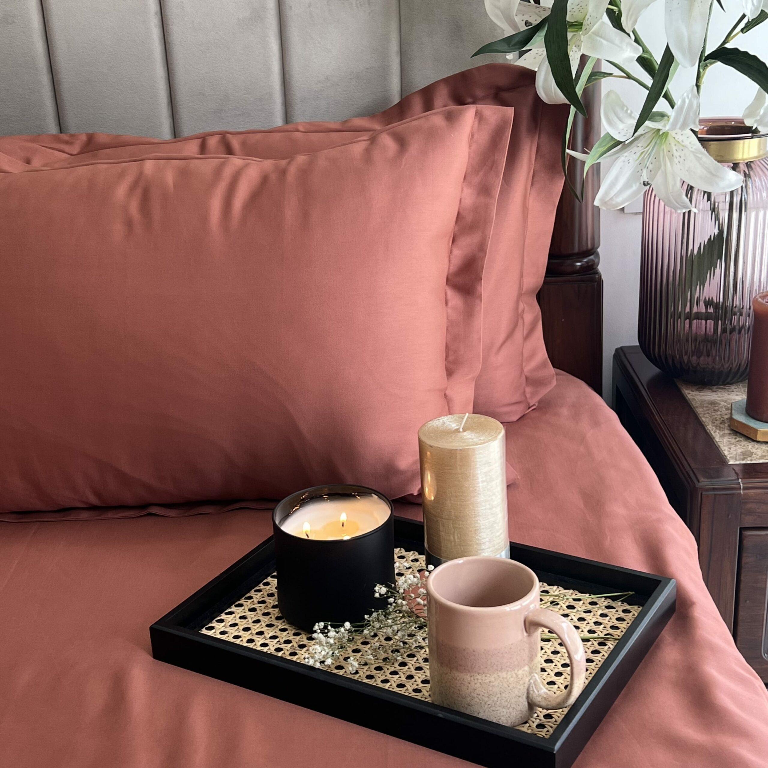 Luxe Terracotta Bedsheet