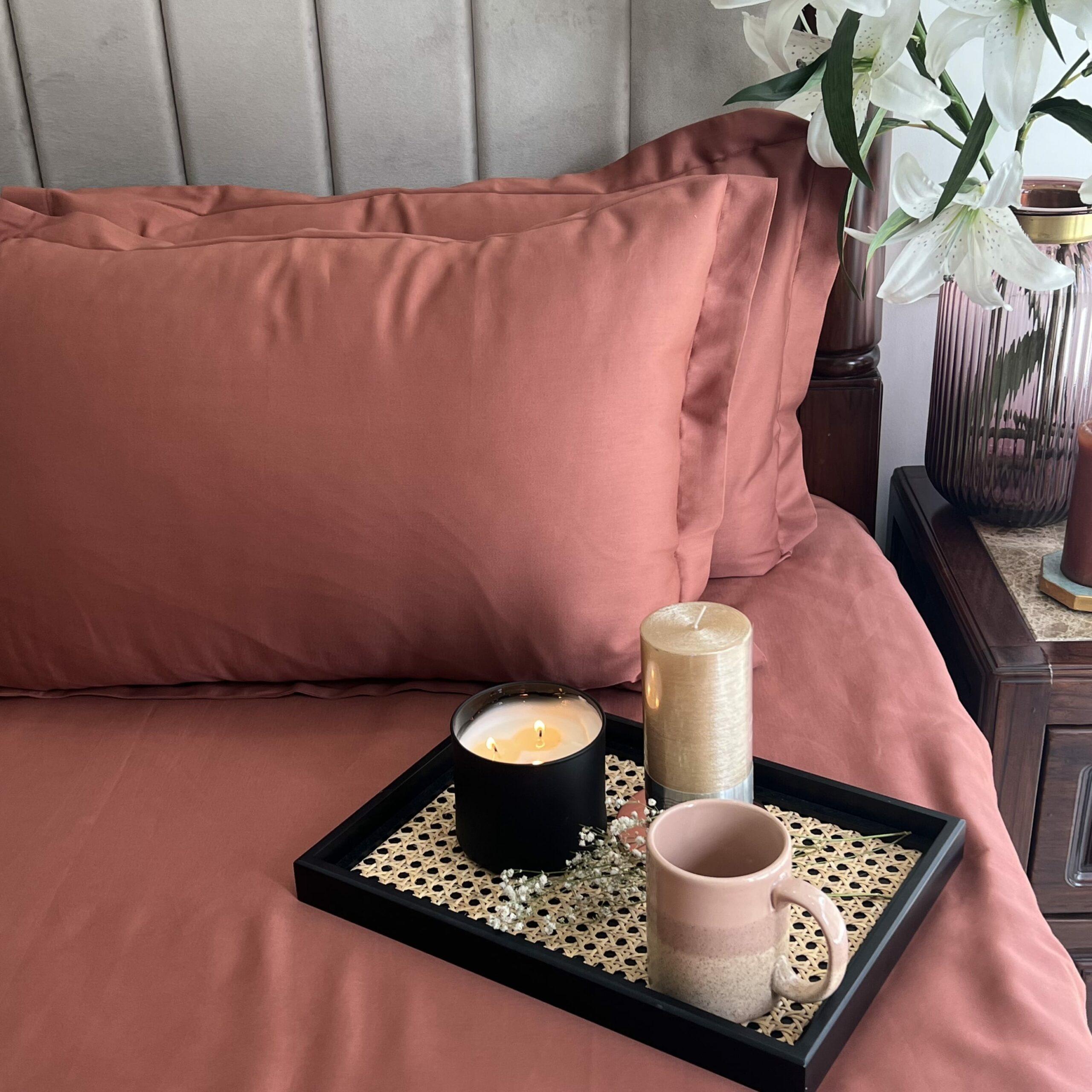 Luxe Terracotta Bedsheet