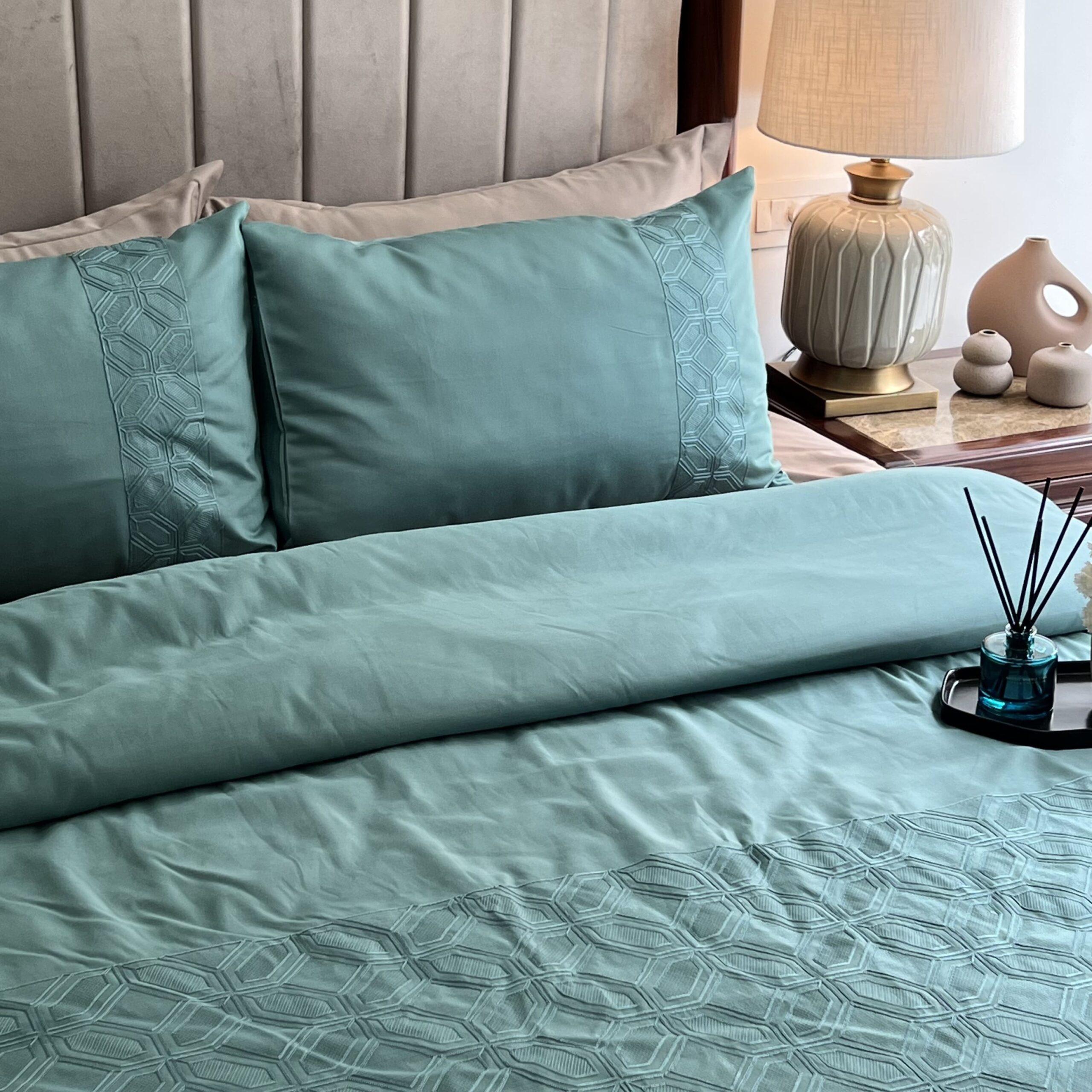 Arc Turquoise Syona Duvet Cover Set