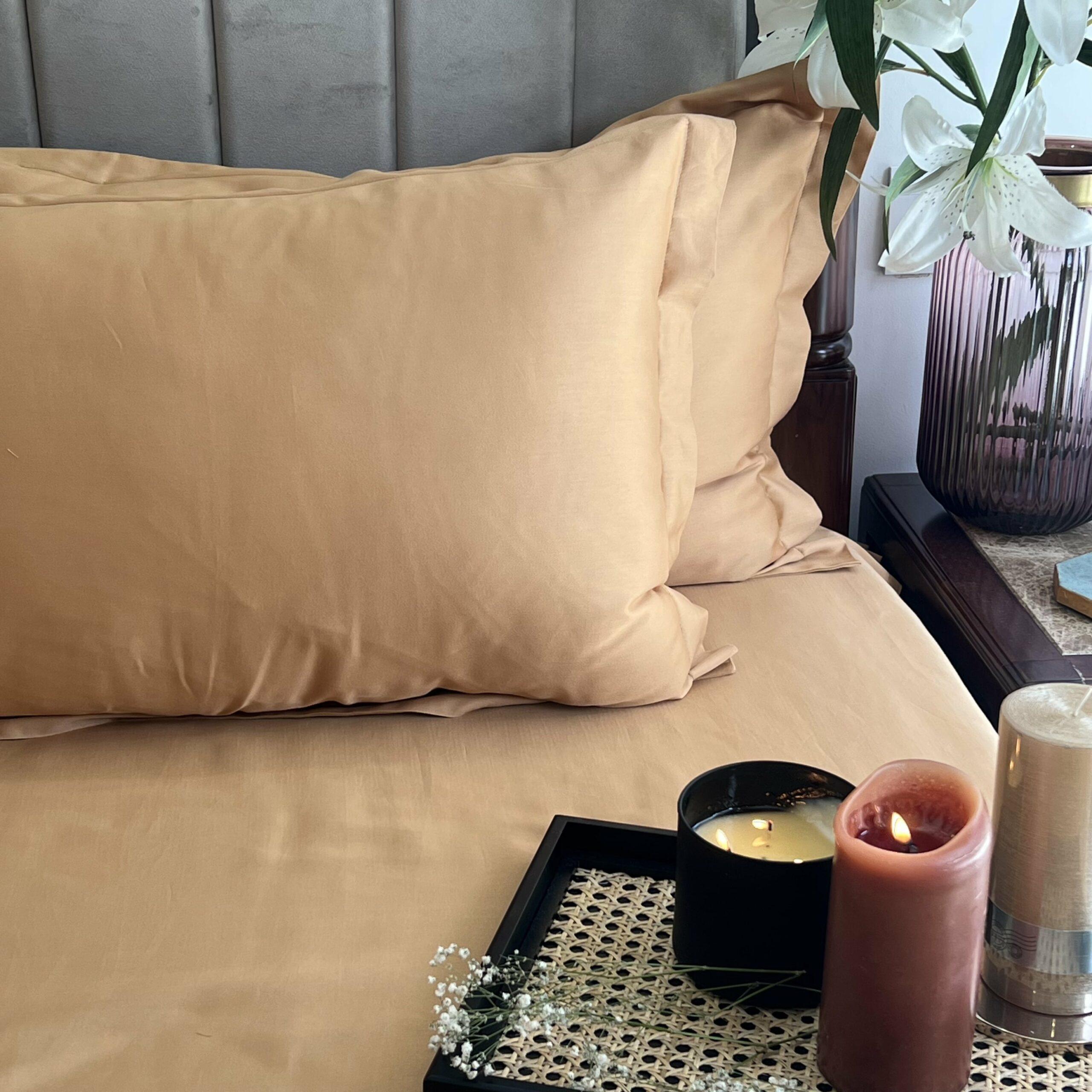 Luxe Honey Mustard Bedsheet