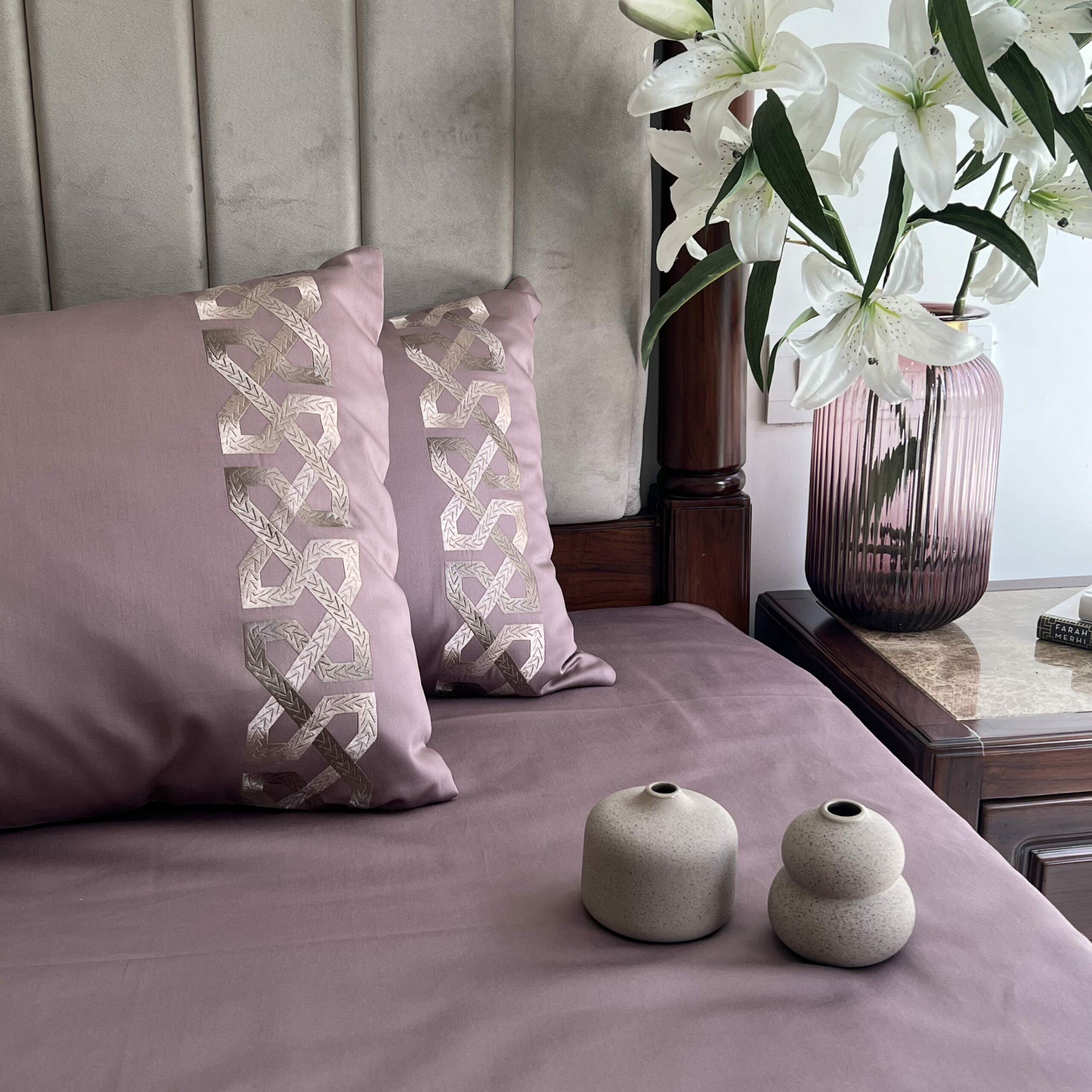 Alley Old Rose Dreams Pillow Covers (Set of 2)