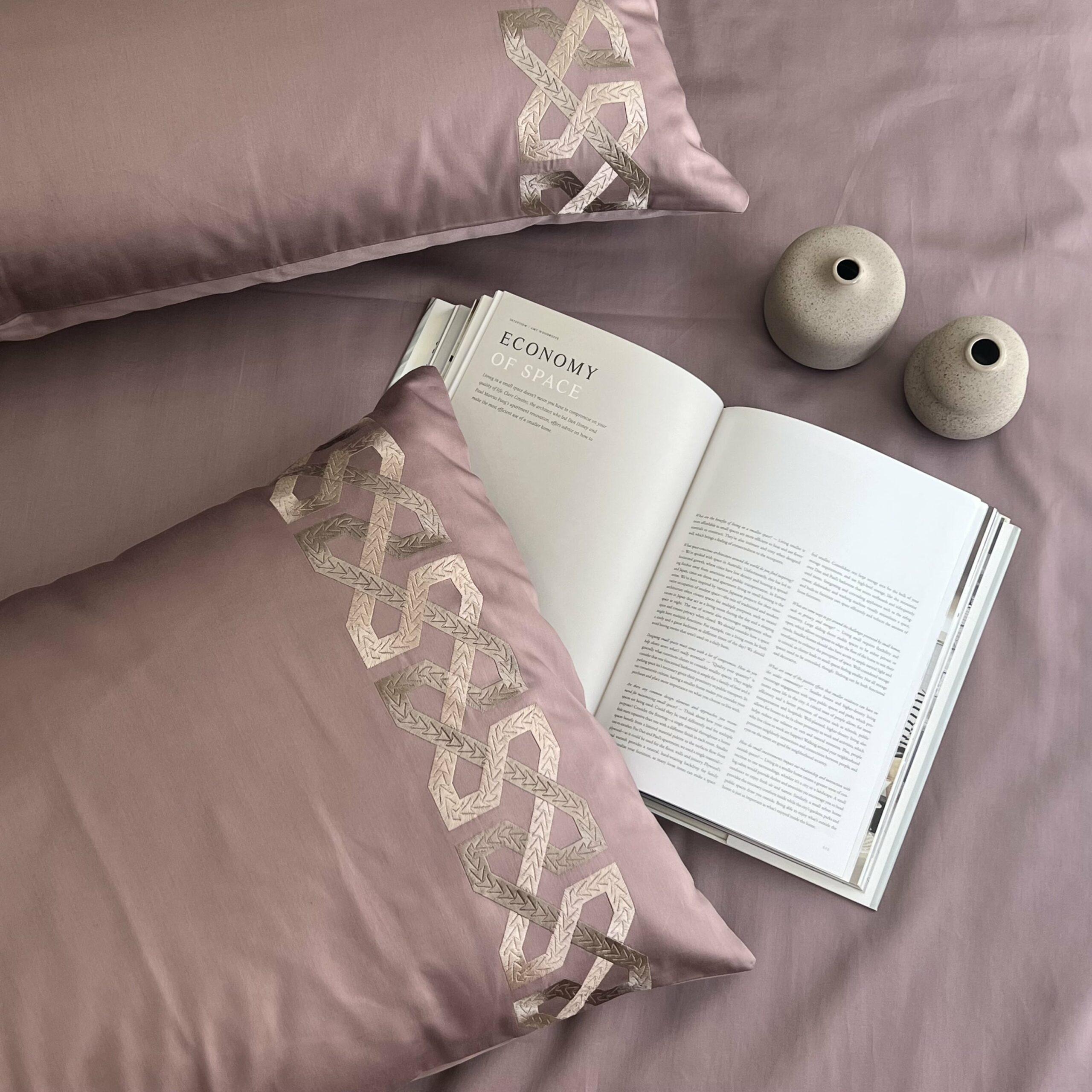 Alley Old Rose Dreams Pillow Covers (Set of 2)