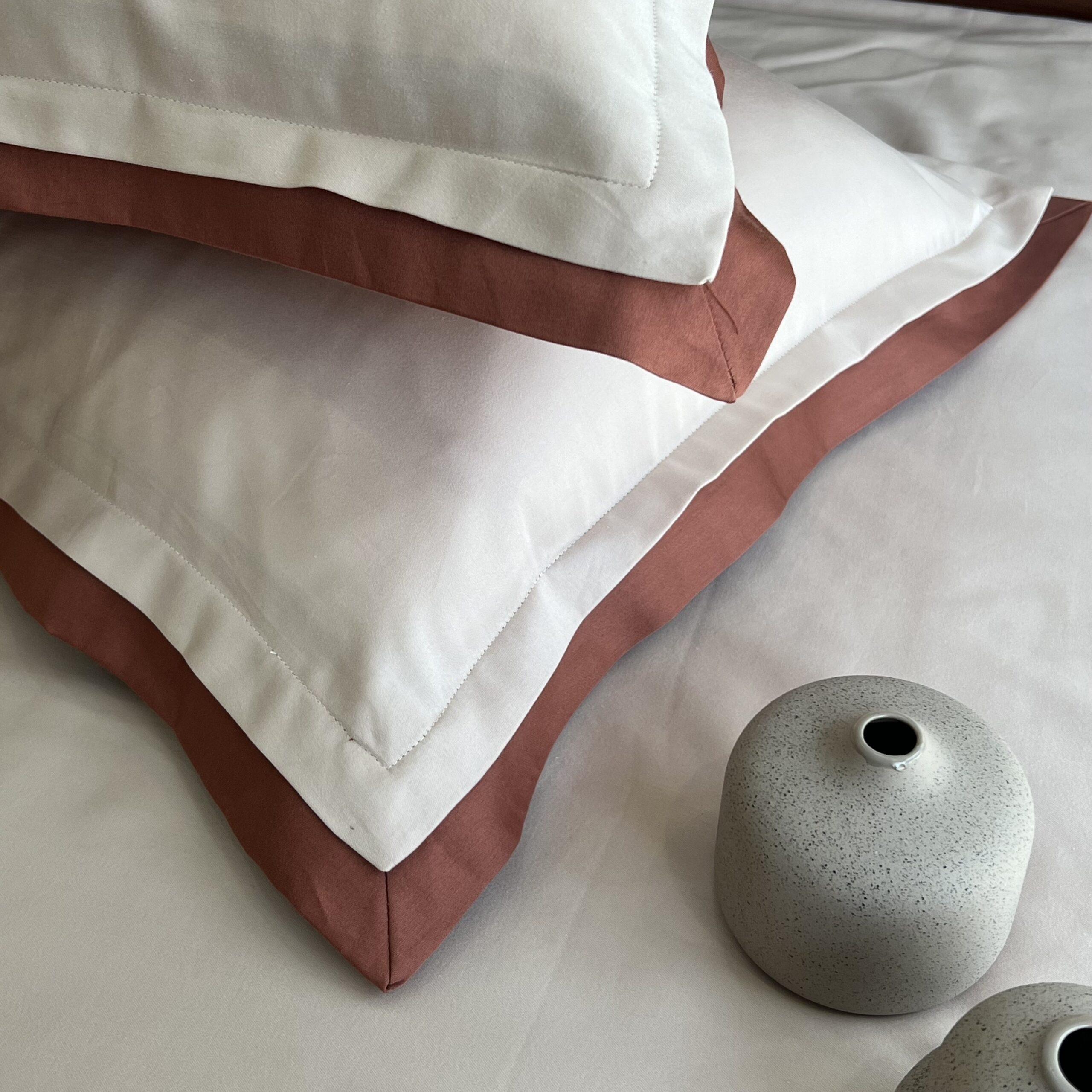 Buff Terracotta Duplex Pillow Covers (Set of 2)