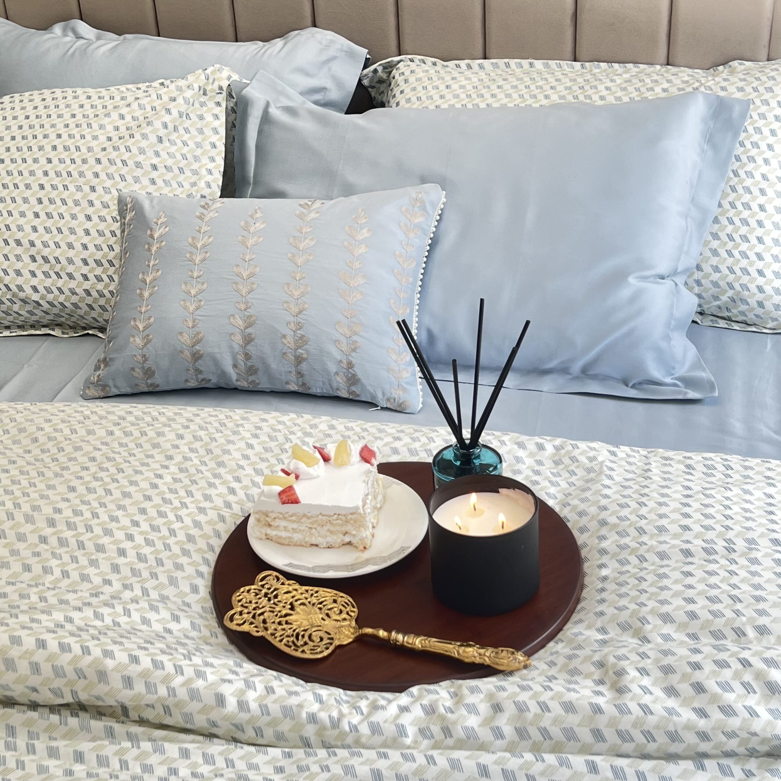 Geo Folk Printed Cotton Duvet Cover