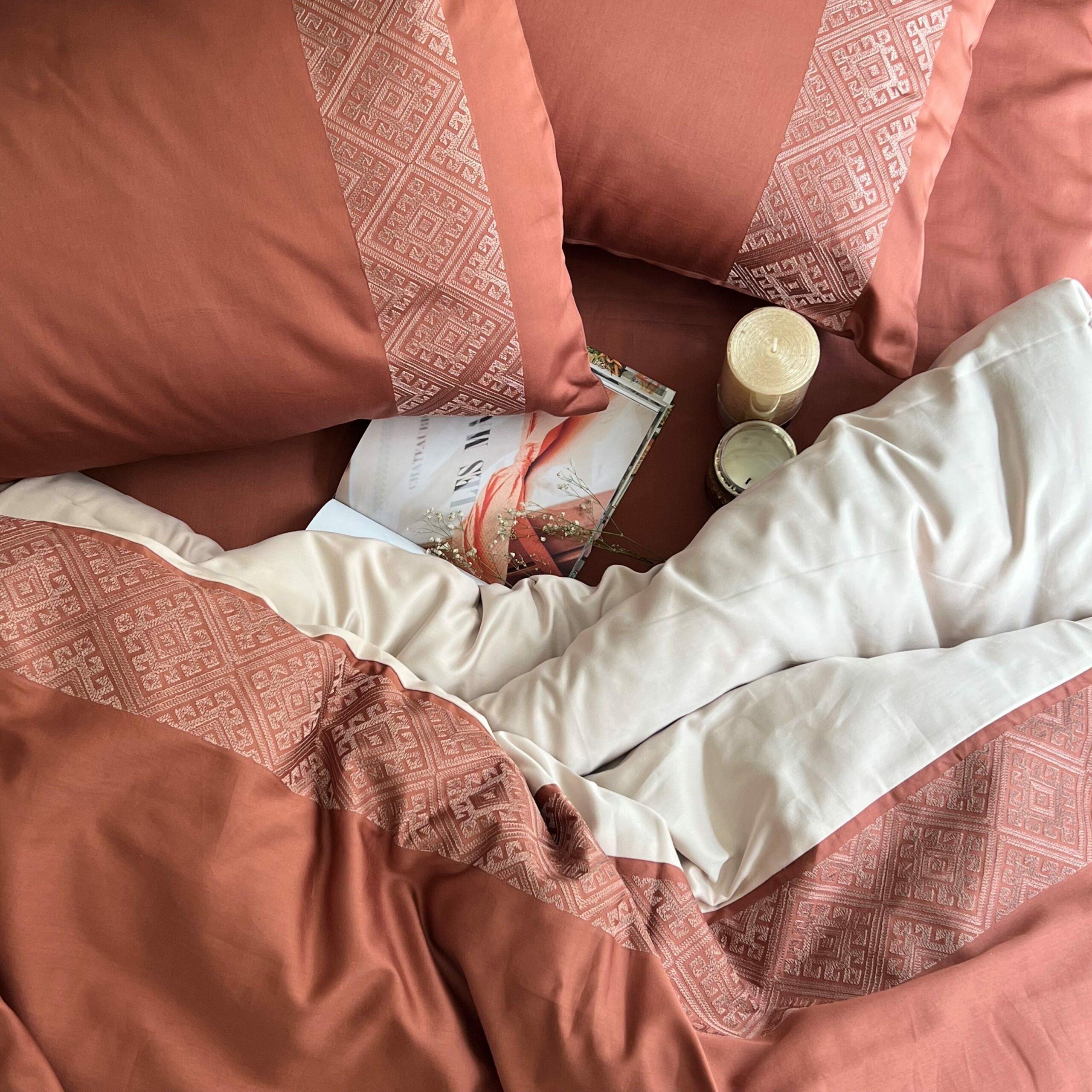 Arcane Terracotta Buff Dreams Duvet Cover Set