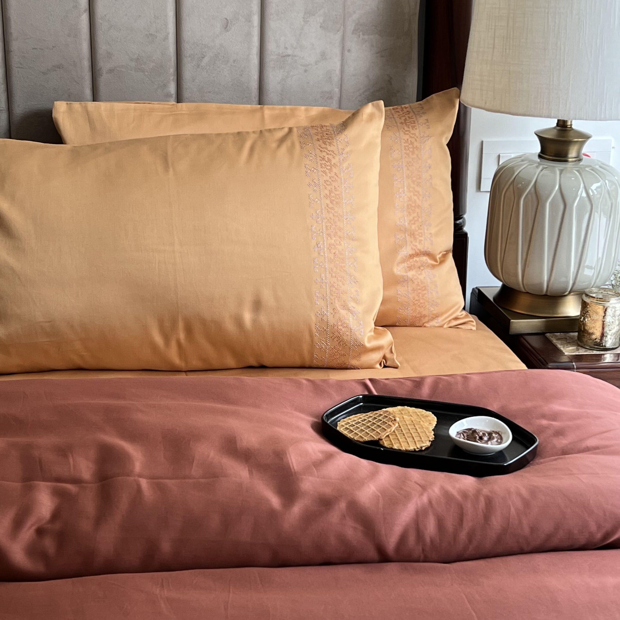 Delight Honey Mustard Terracotta Dreams Duvet Cover Set