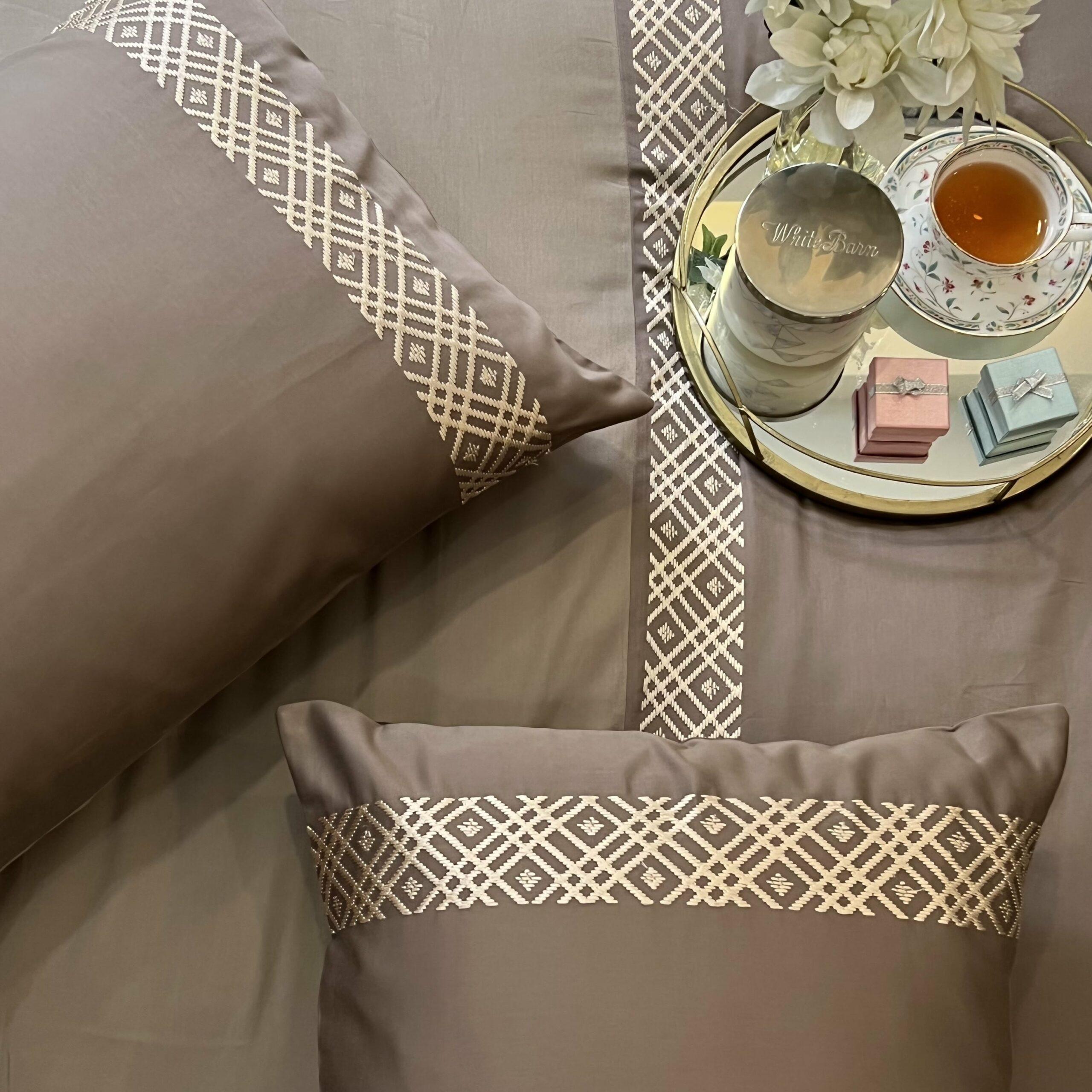 Classic Mocha Taupe Dreams Duvet Cover