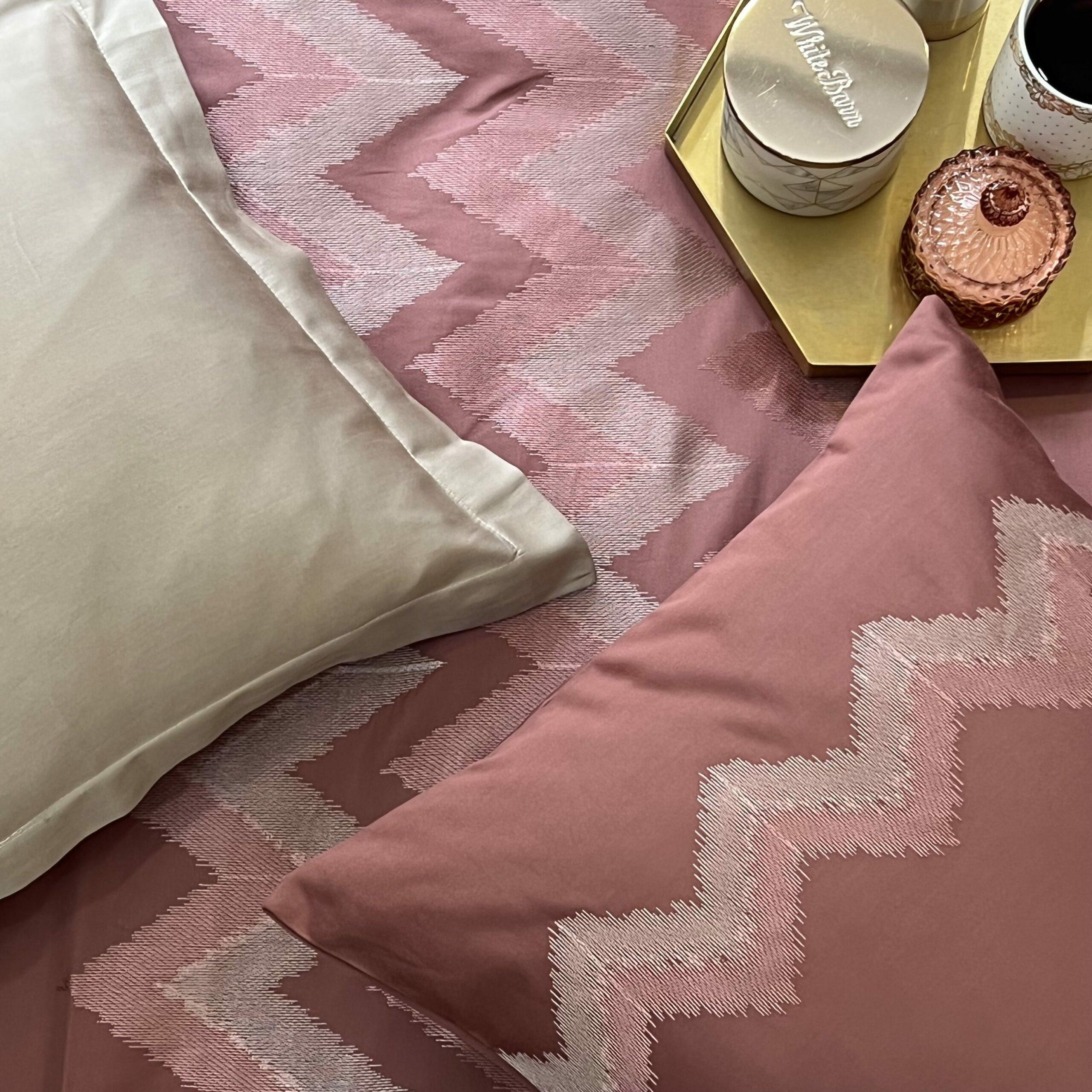 Crest Blush Syona Duvet Cover