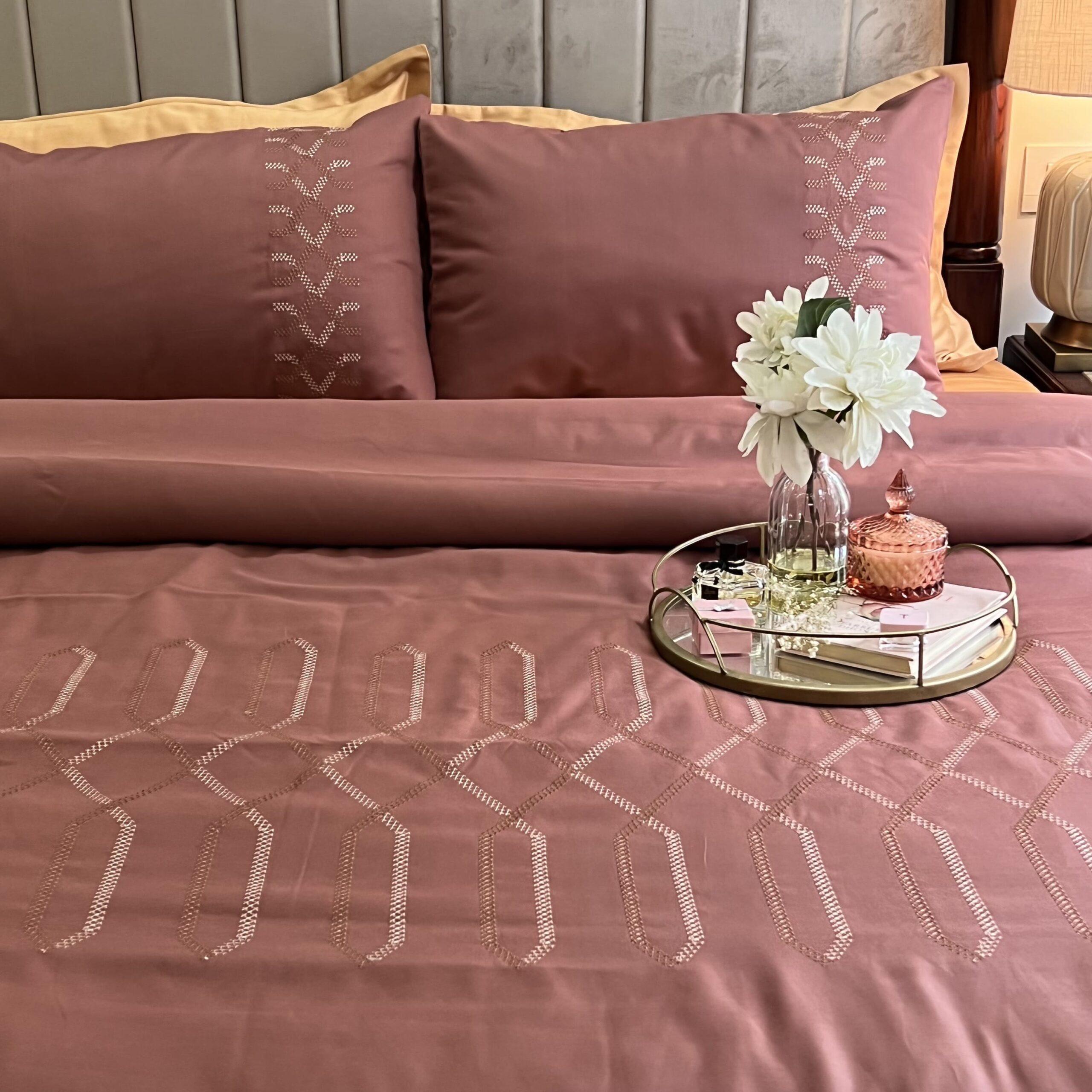 Tribe Blush Syona Duvet Cover Set