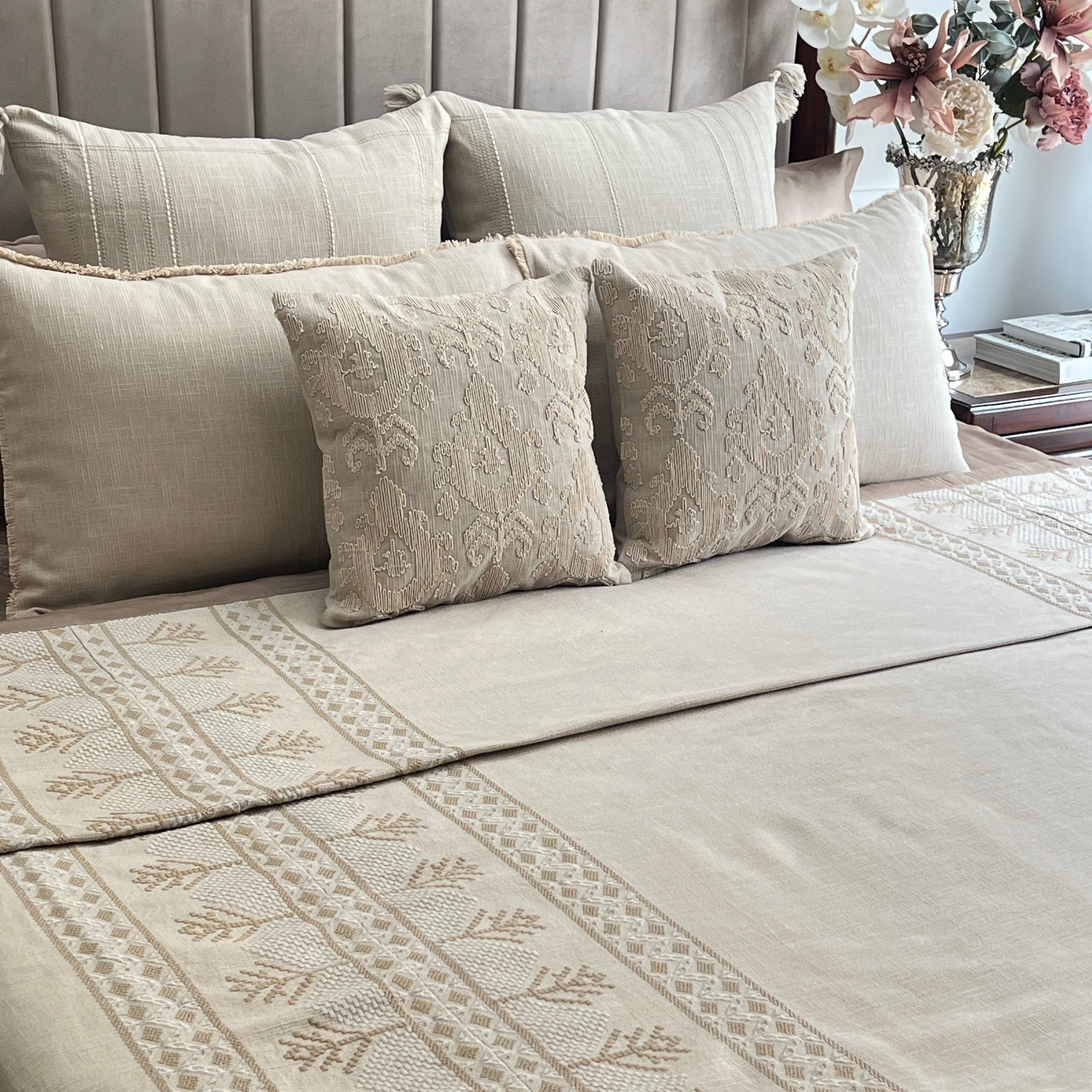 Mirage Beige Bedding Set (10 PC Set)