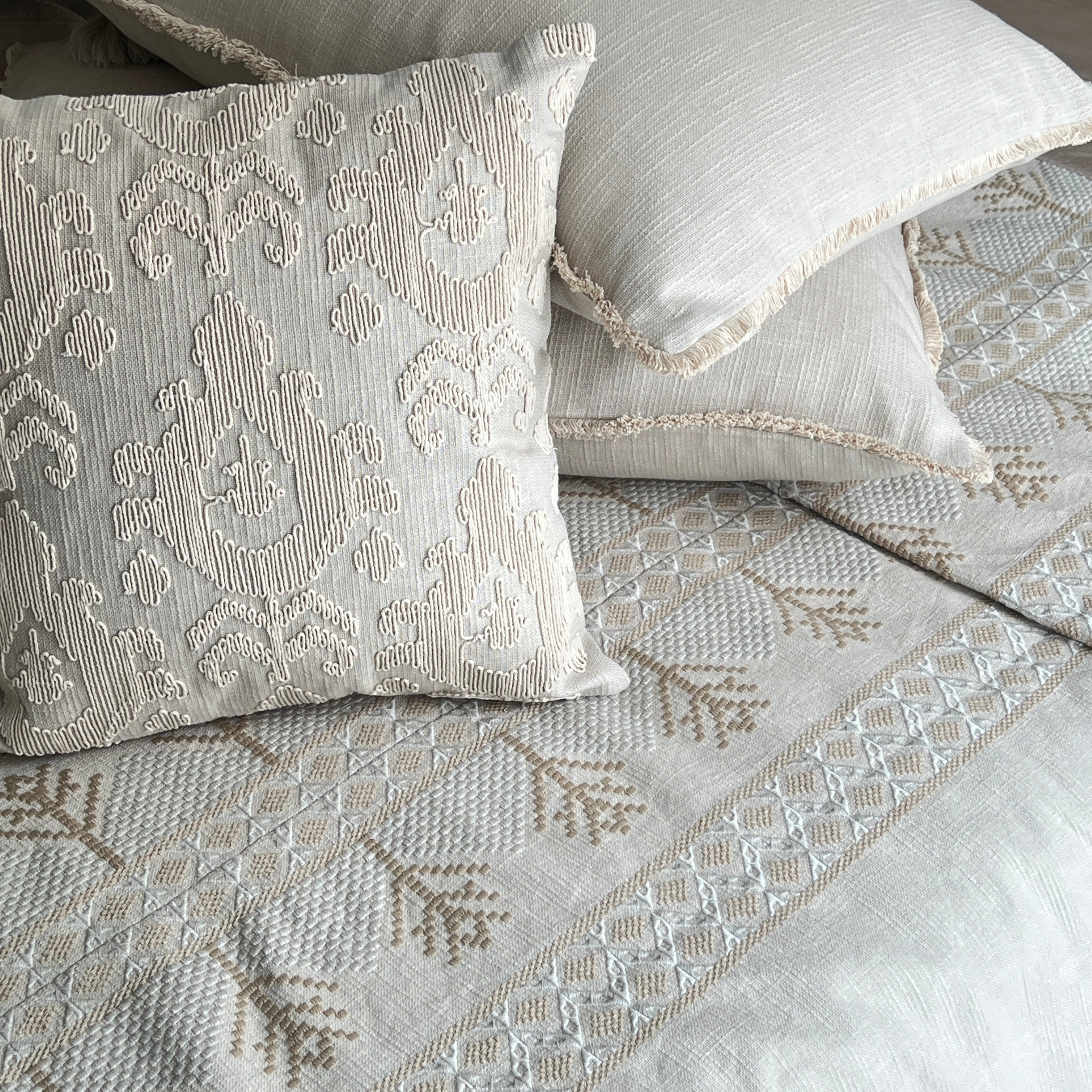 Mirage Beige Bedding Set (10 PC Set)