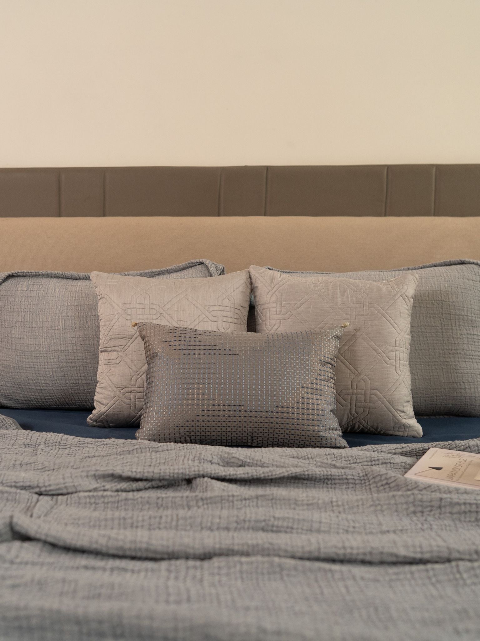Indigo Meraki Cotton Woven Bedding Gift Set (10 PC Set)