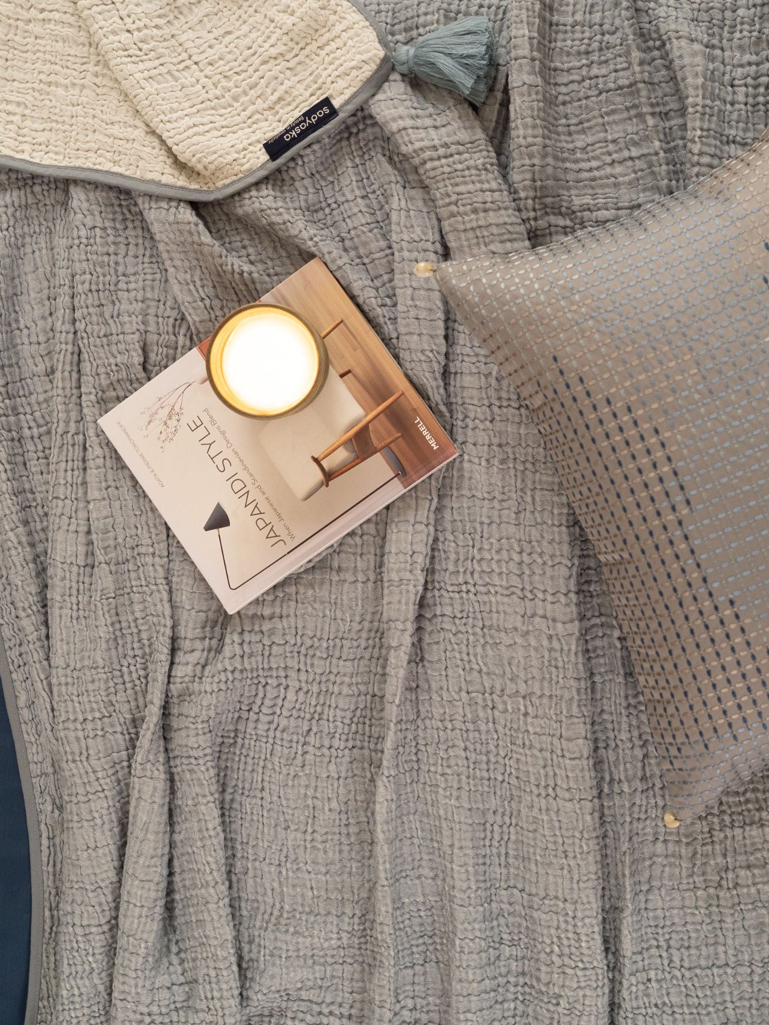 Indigo Meraki Cotton Woven Bedding Gift Set (10 PC Set)