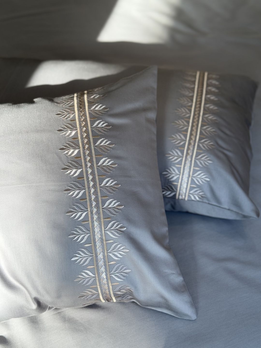 1000TC Cotton Rich Chloe Dark Grey Syona Bedsheet Set