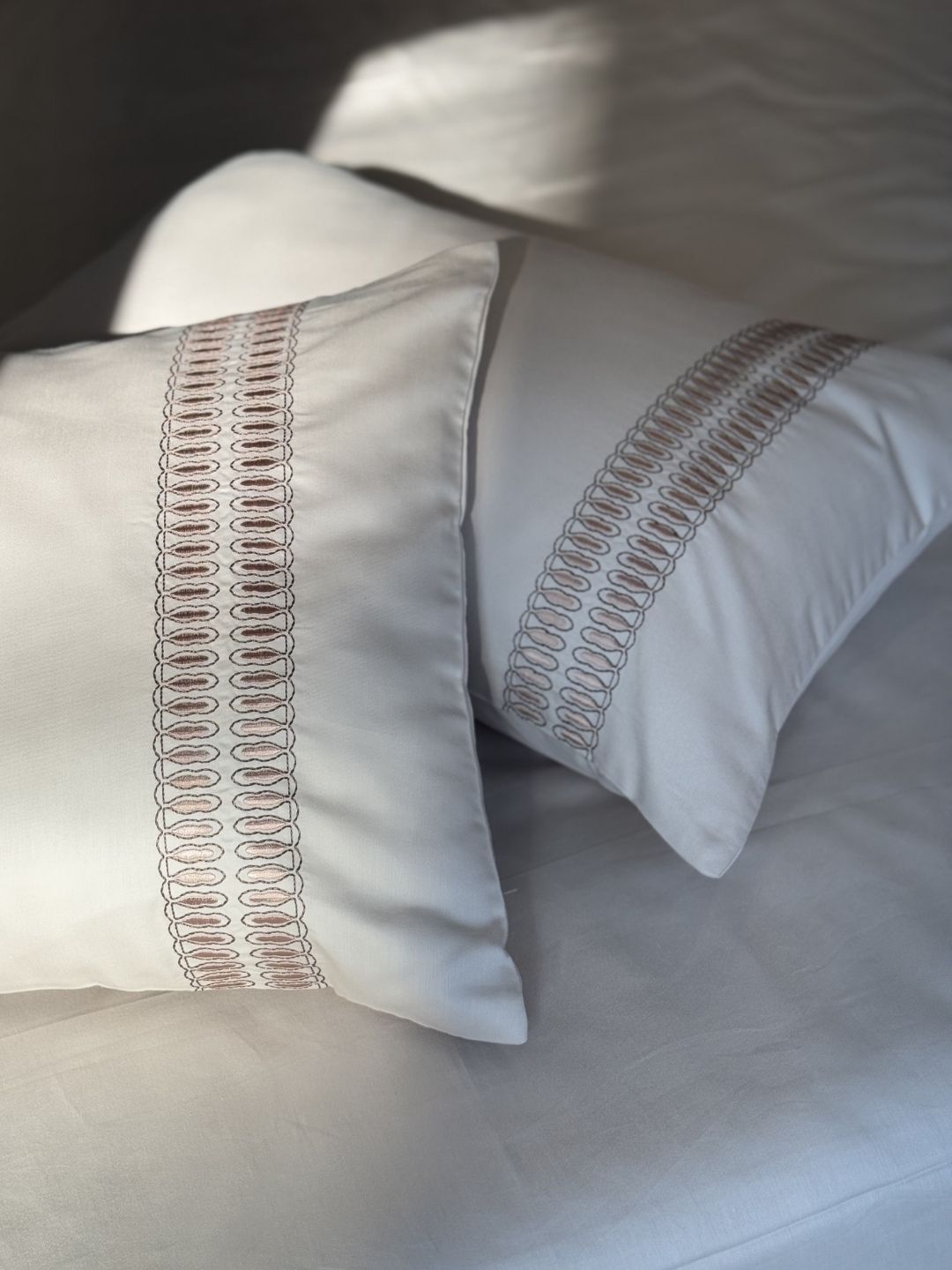 1000TC Cotton Rich Ella Ivory Syona Bedsheet Set