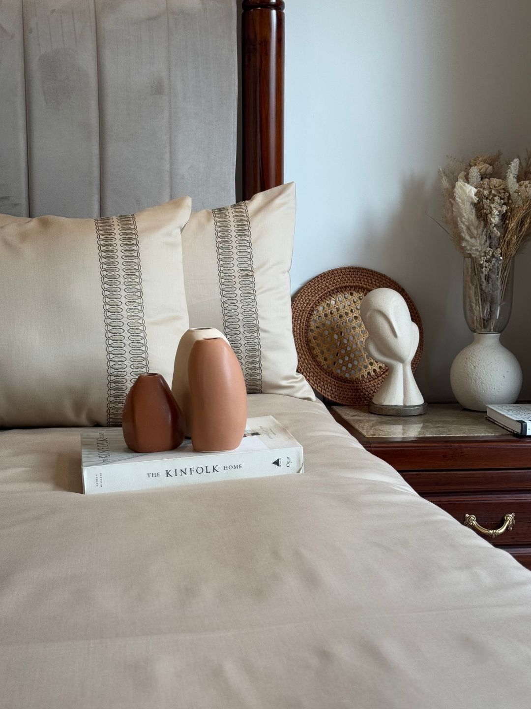 1000TC Cotton Rich Ella Sand Syona Bedsheet Set