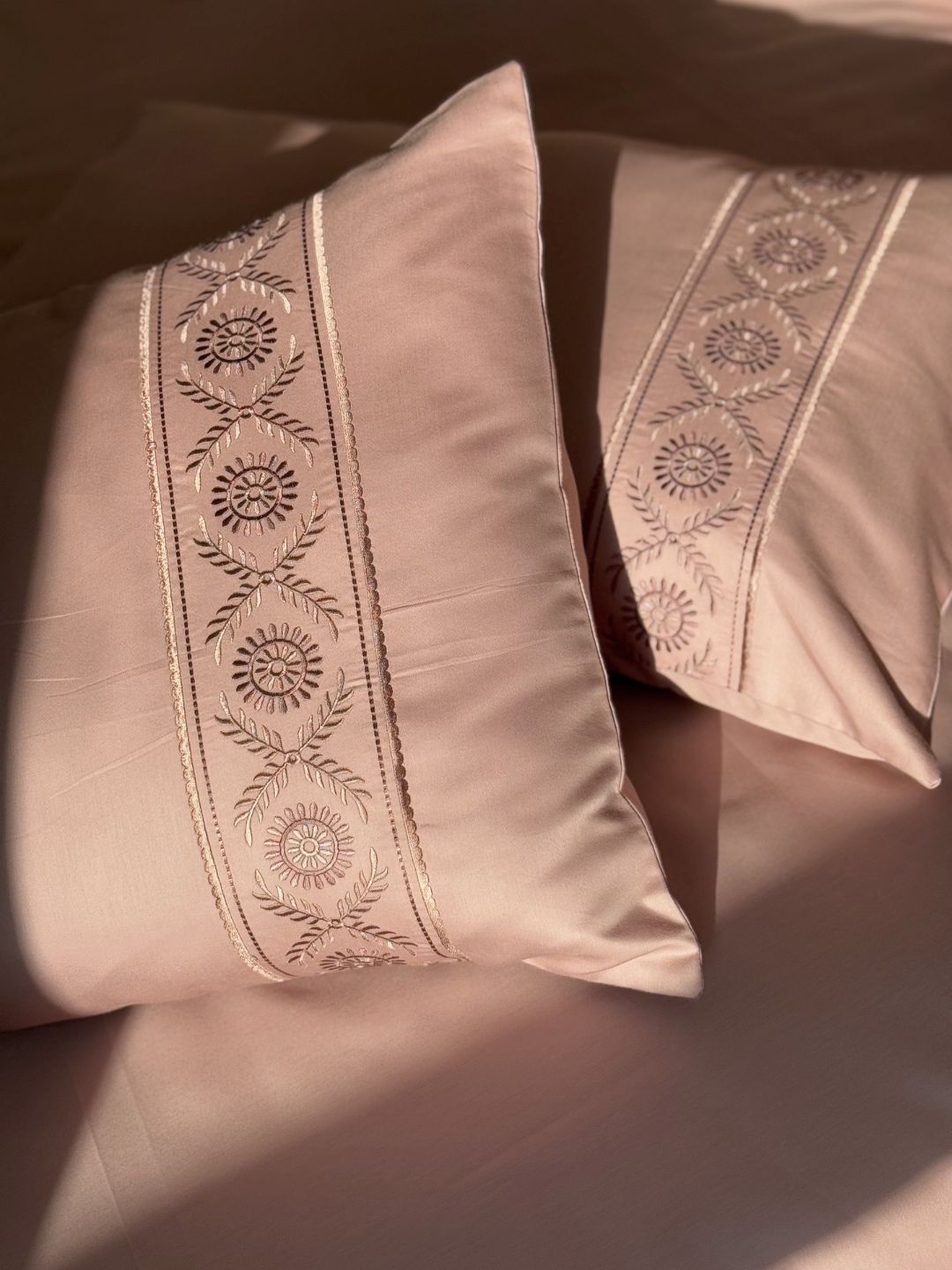 1000TC Cotton Rich Sophie Old Rose Syona Bedsheet Set