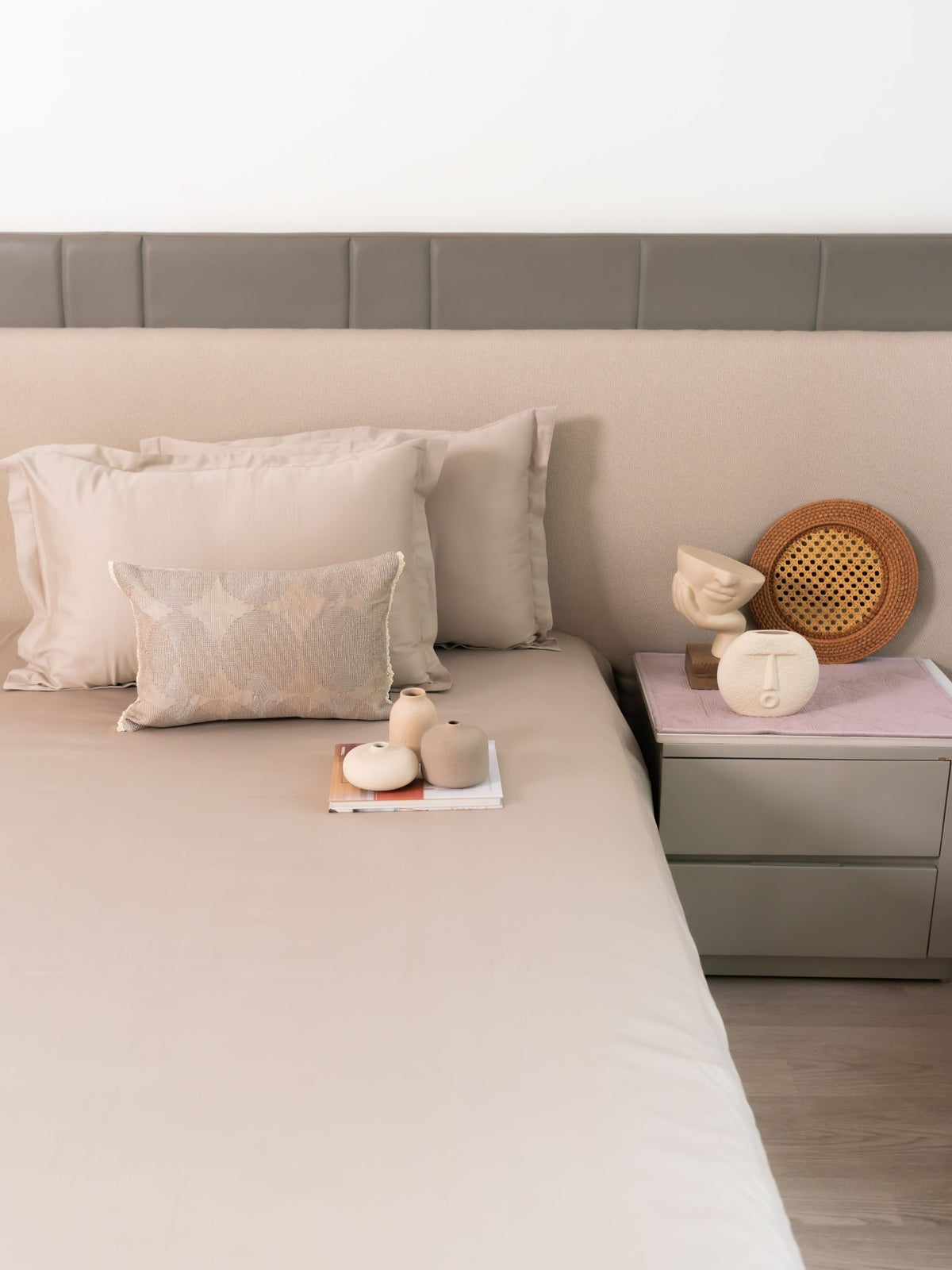 Belle Beige Treasure Bedsheet Set
