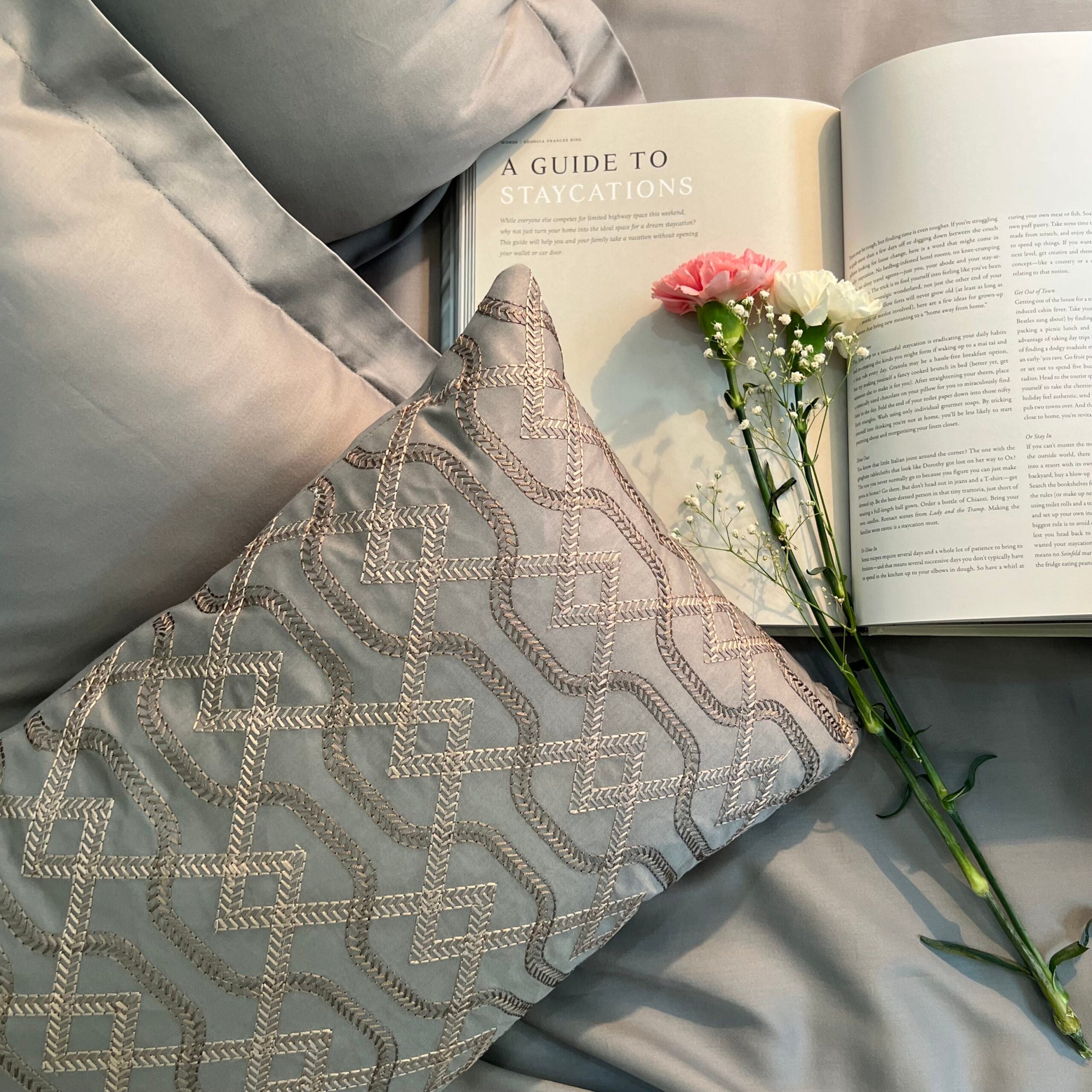 Foster Slate Treasure Bedsheet