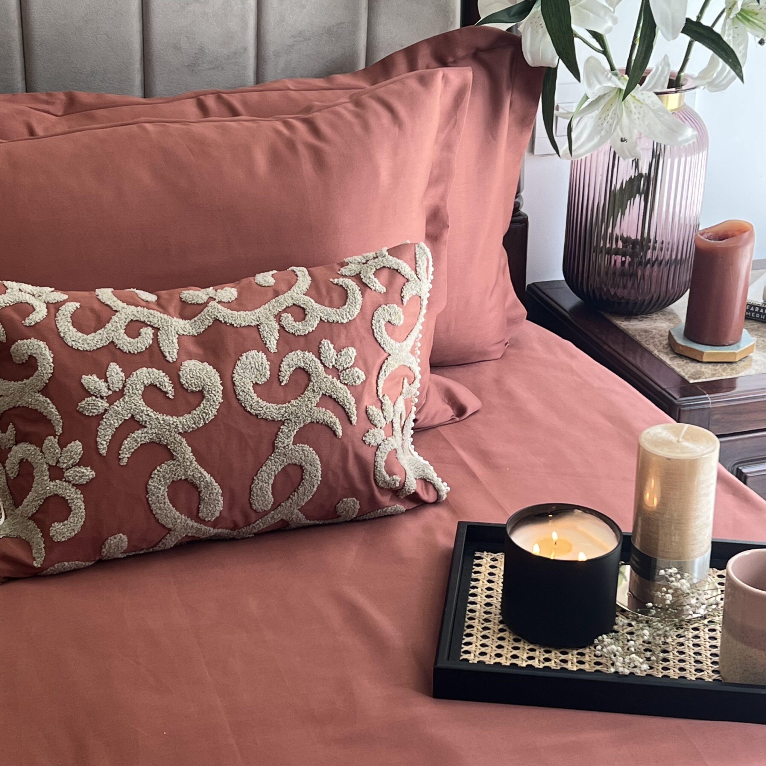 Glace Terracotta Treasure Bedsheet