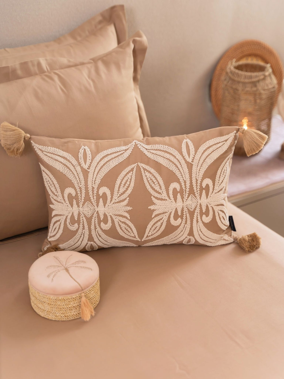 Whisper Hazel Beige Treasure Bedsheet Set
