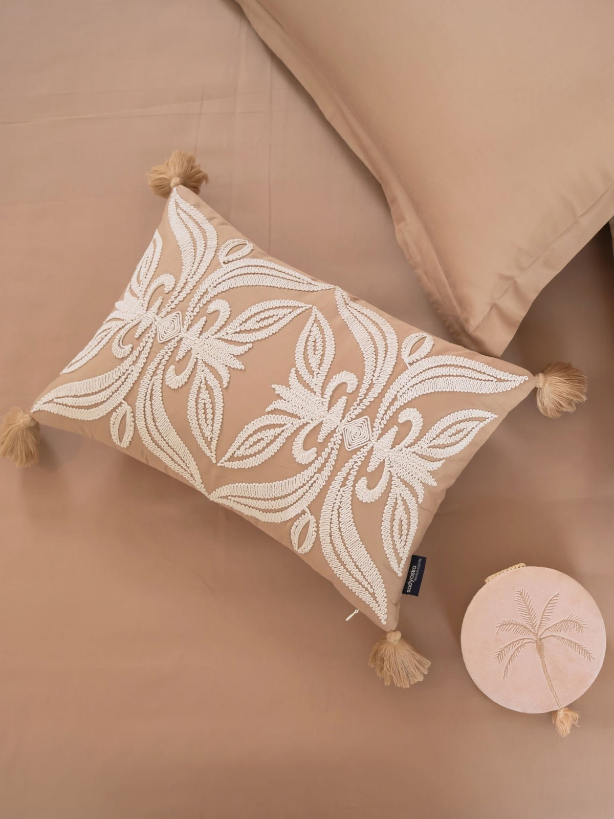 Whisper Hazel Beige Treasure Bedsheet Set