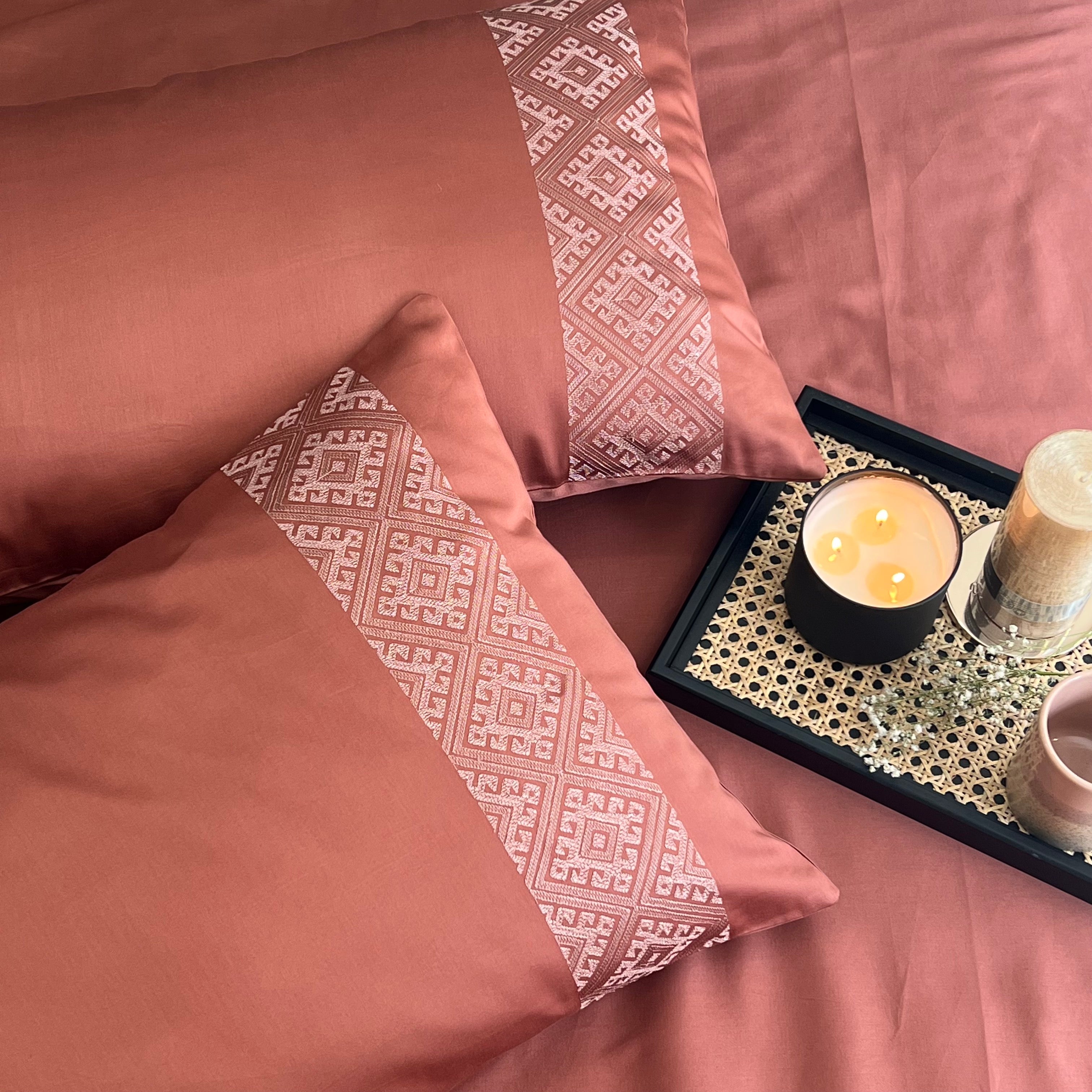 Arcane Terracotta Dreams Bedsheet