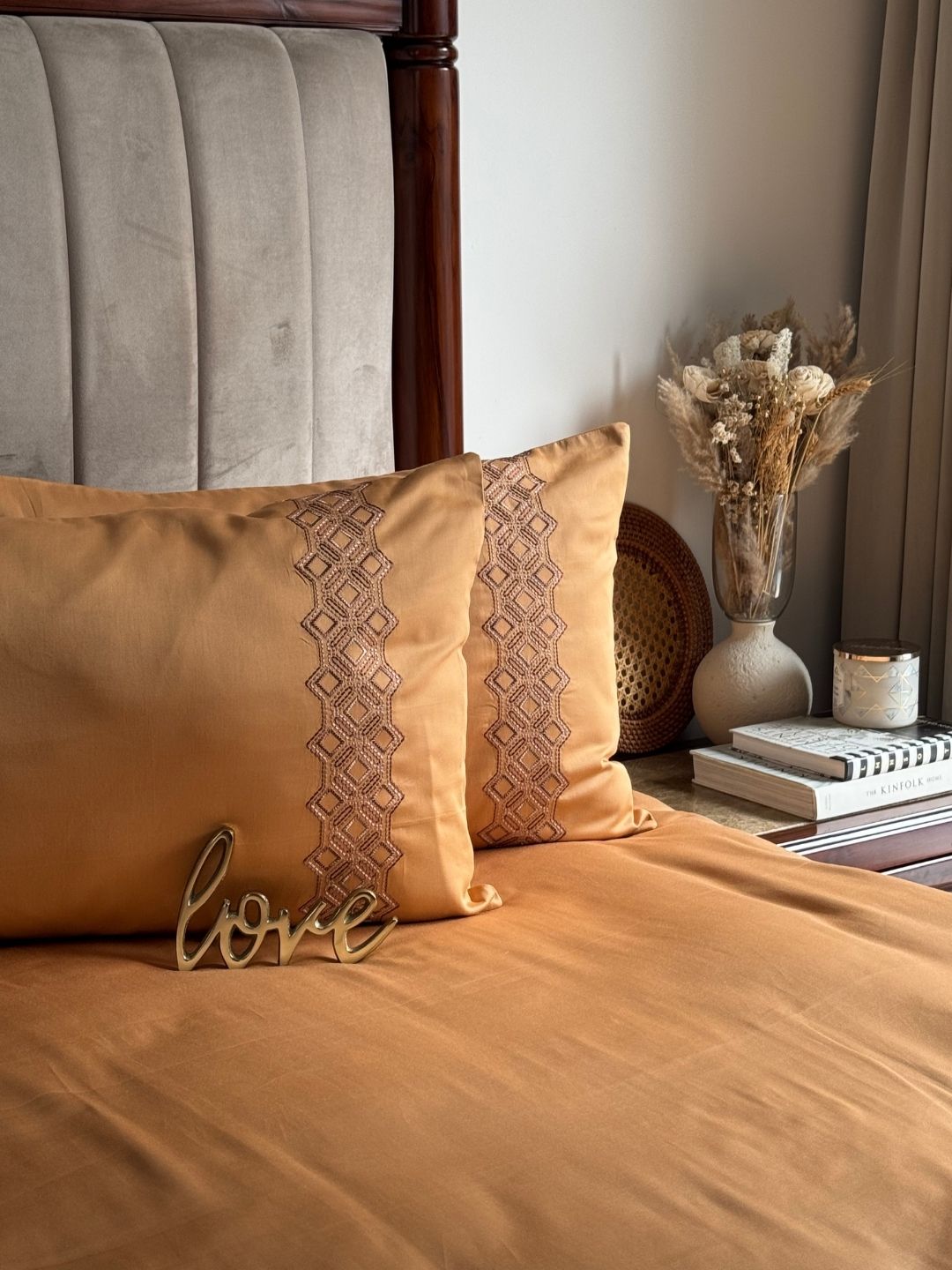 Cora Honey Mustard Dreams Bedsheet Set