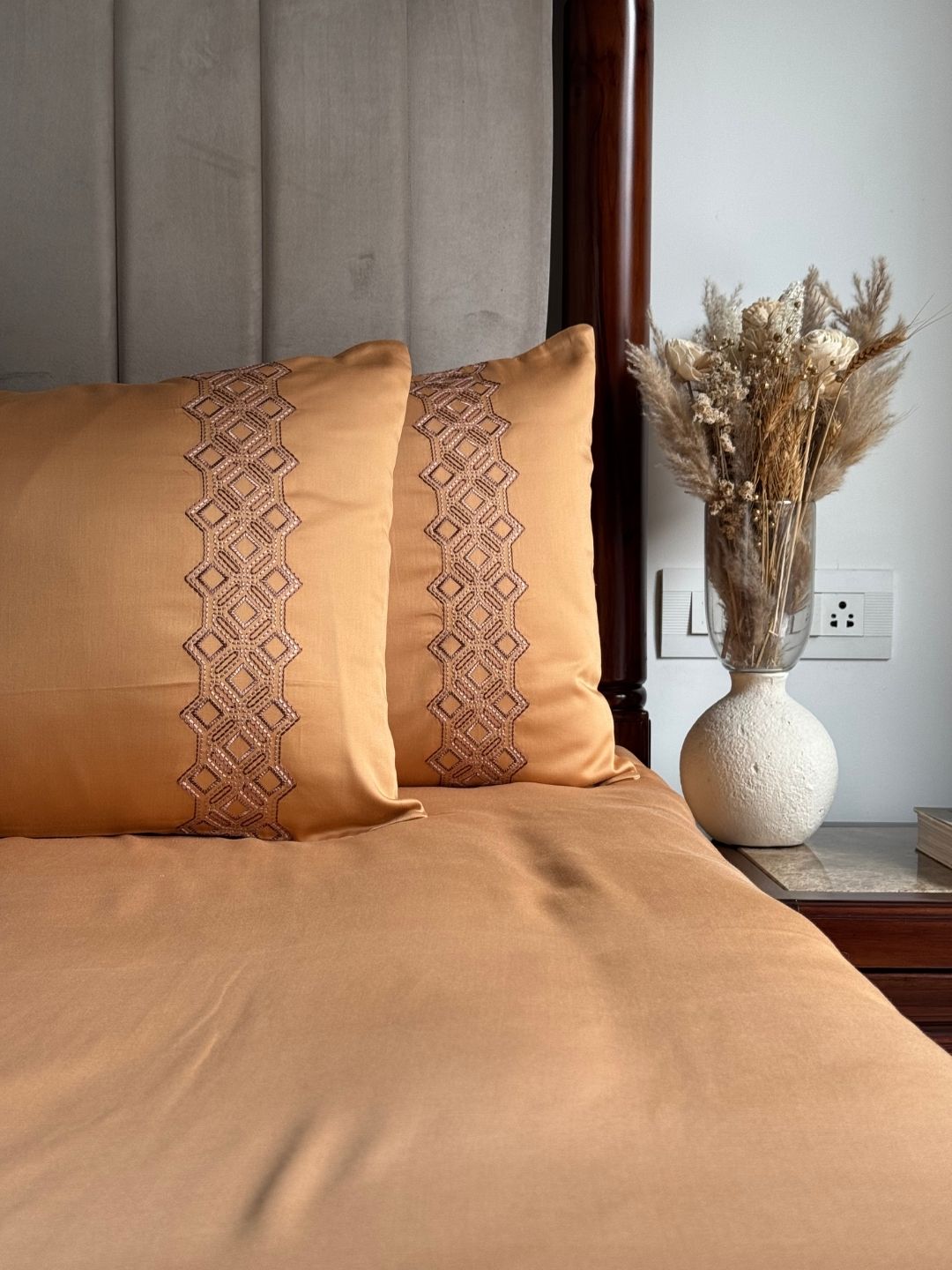 Cora Honey Mustard Dreams Bedsheet Set