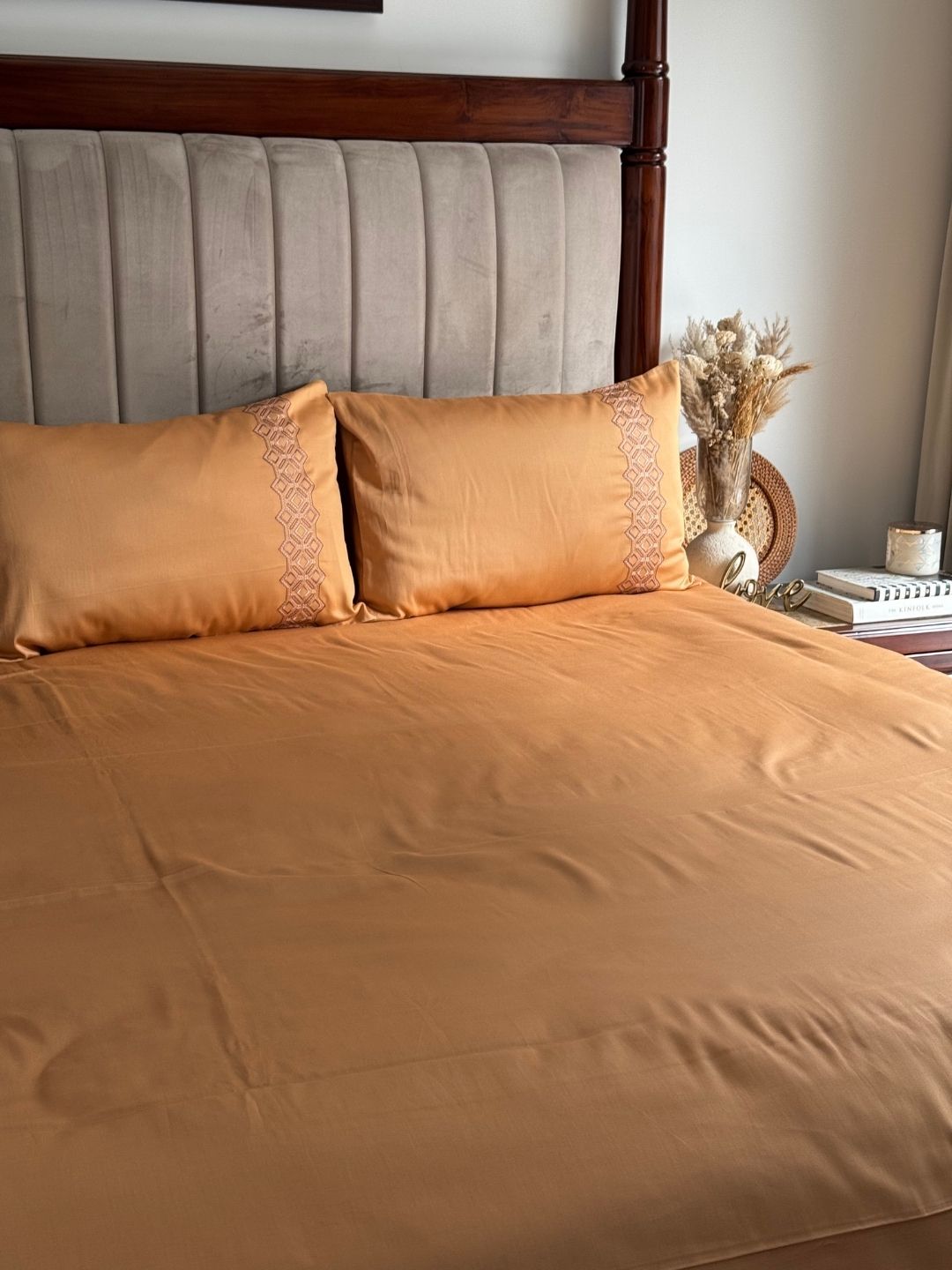 Cora Honey Mustard Dreams Bedsheet Set