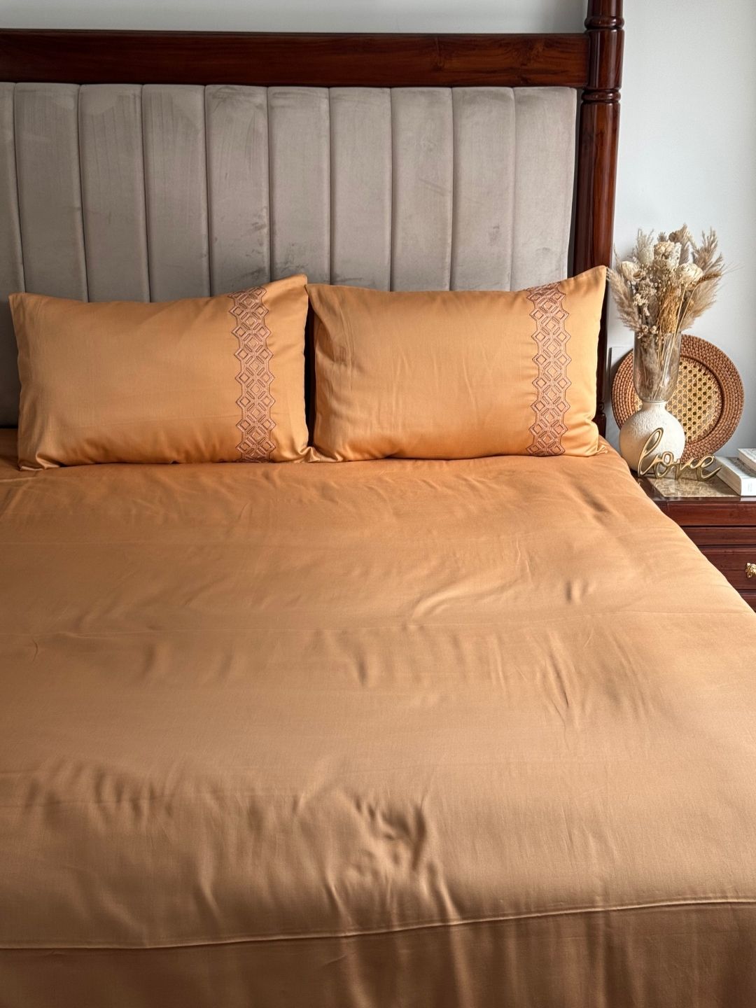 Cora Honey Mustard Dreams Bedsheet Set