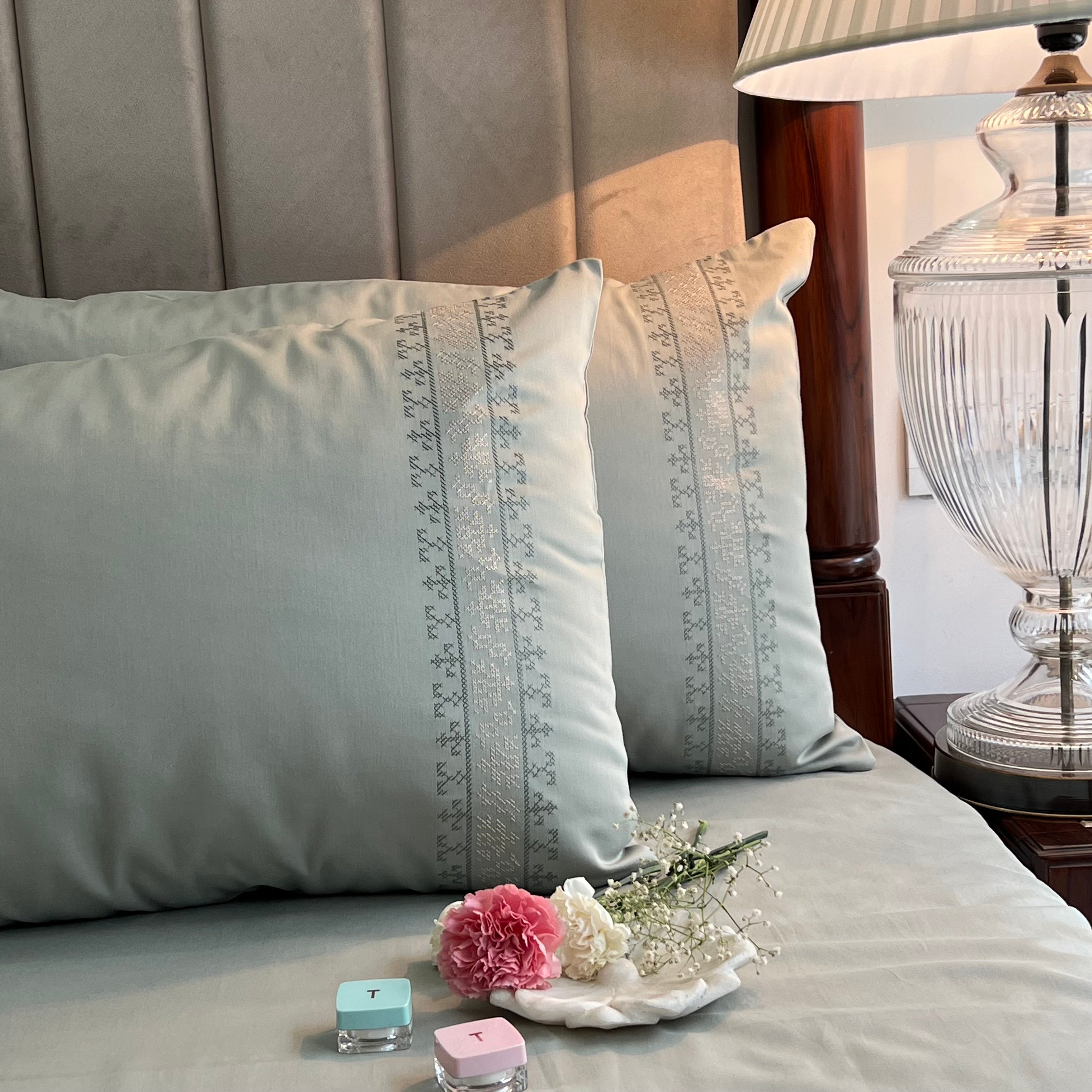 Delight Sage Green Dreams Bedsheet