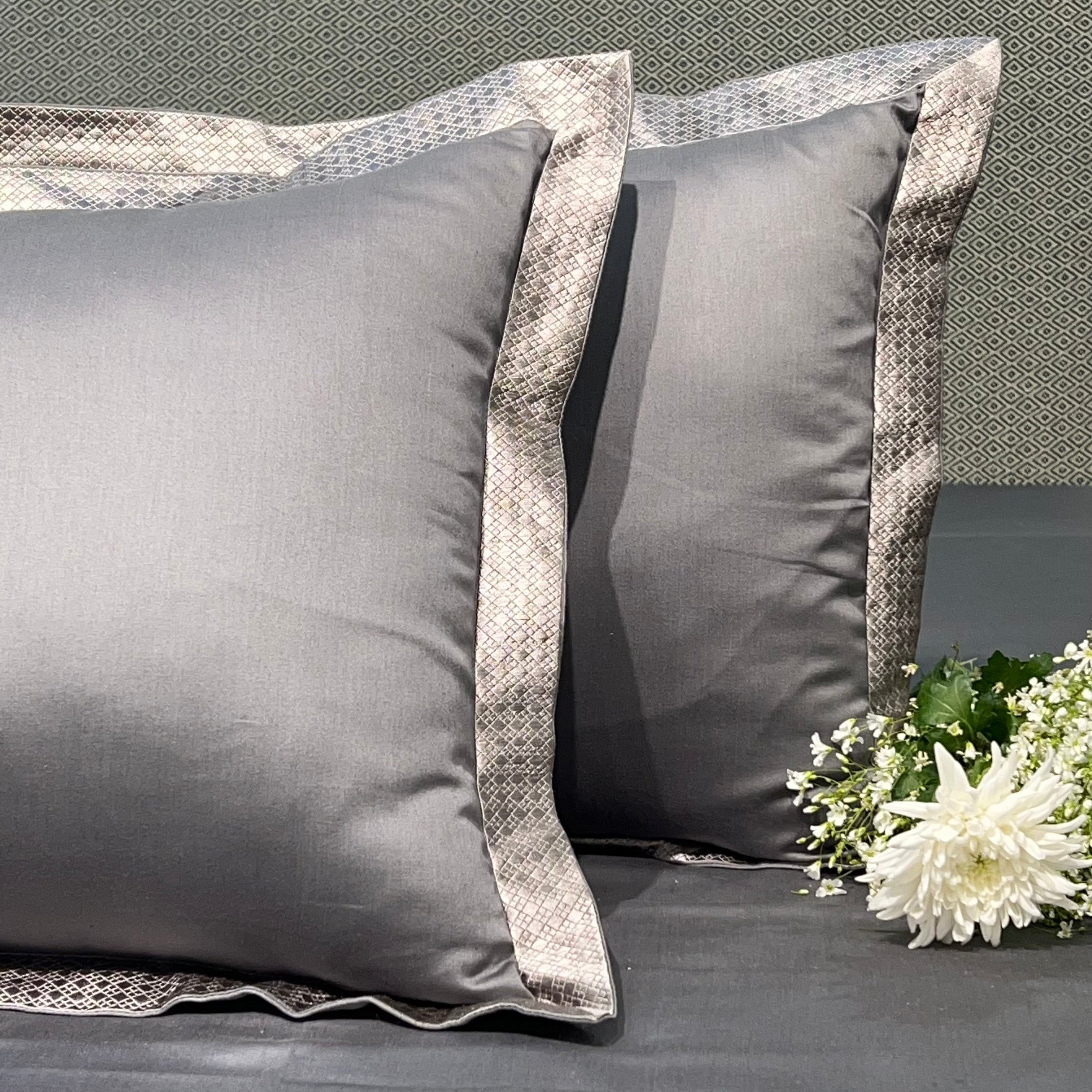 Diamond Dark Grey Legacy Bedsheet