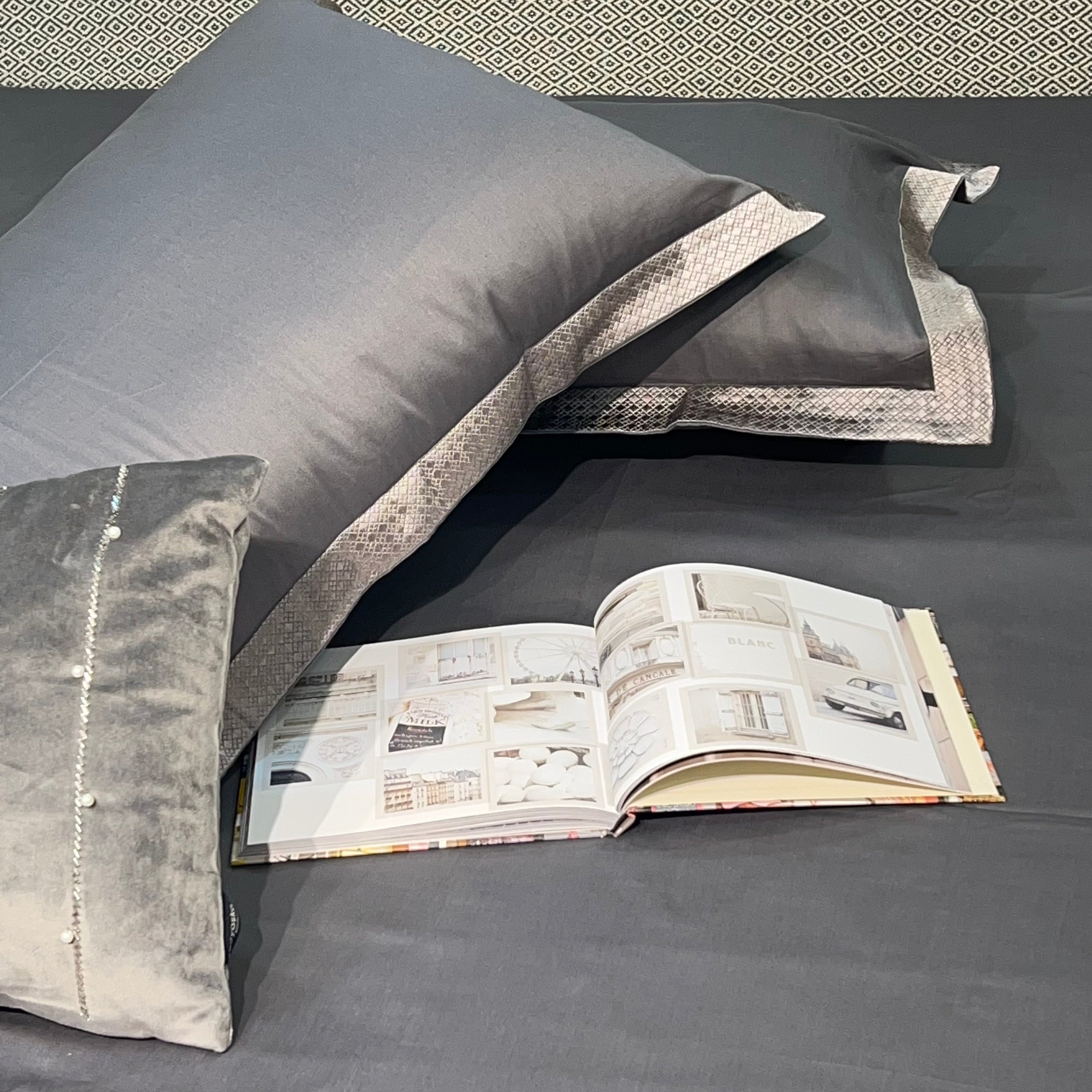 Diamond Dark Grey Legacy Bedsheet