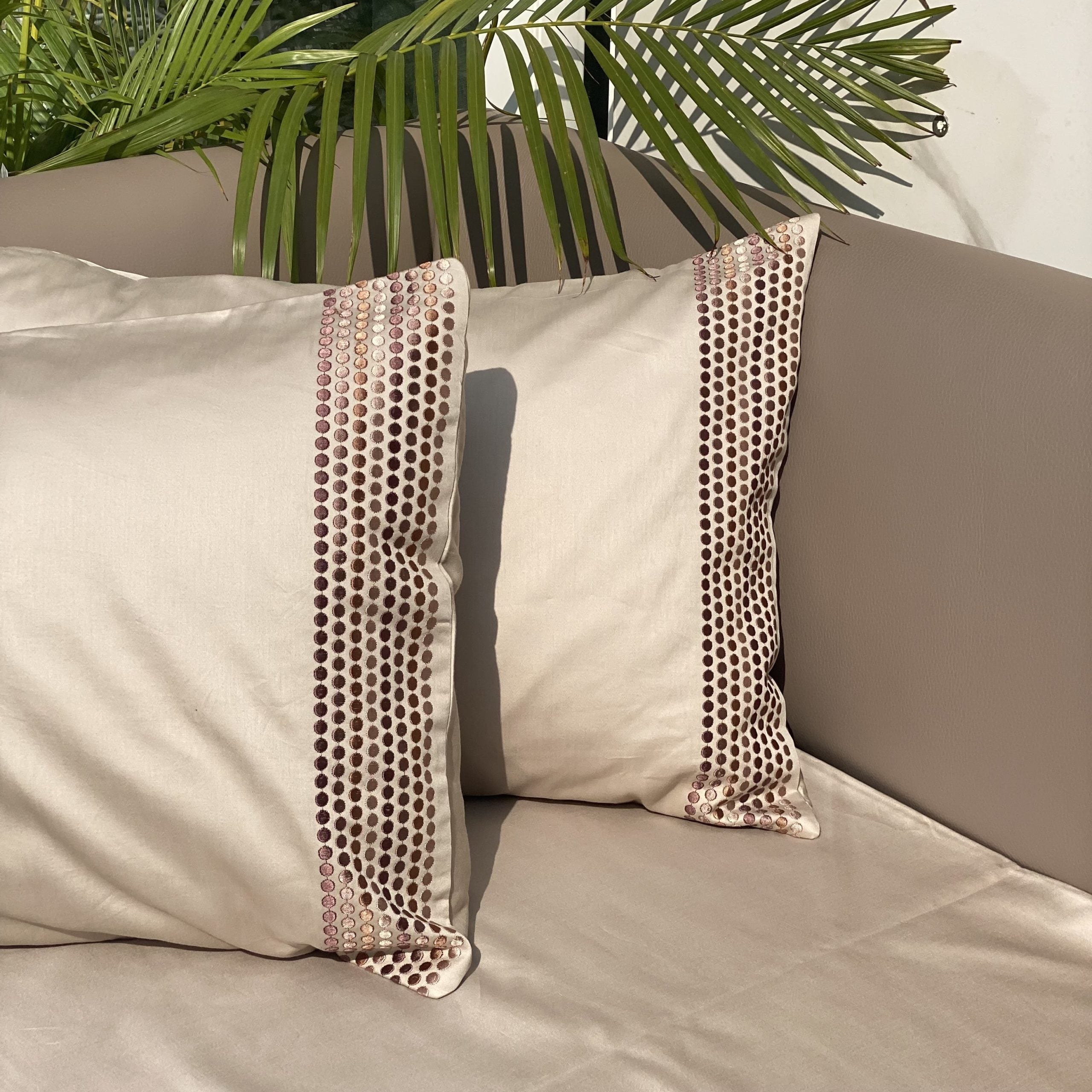 Dots Beige Dreams Bedsheet