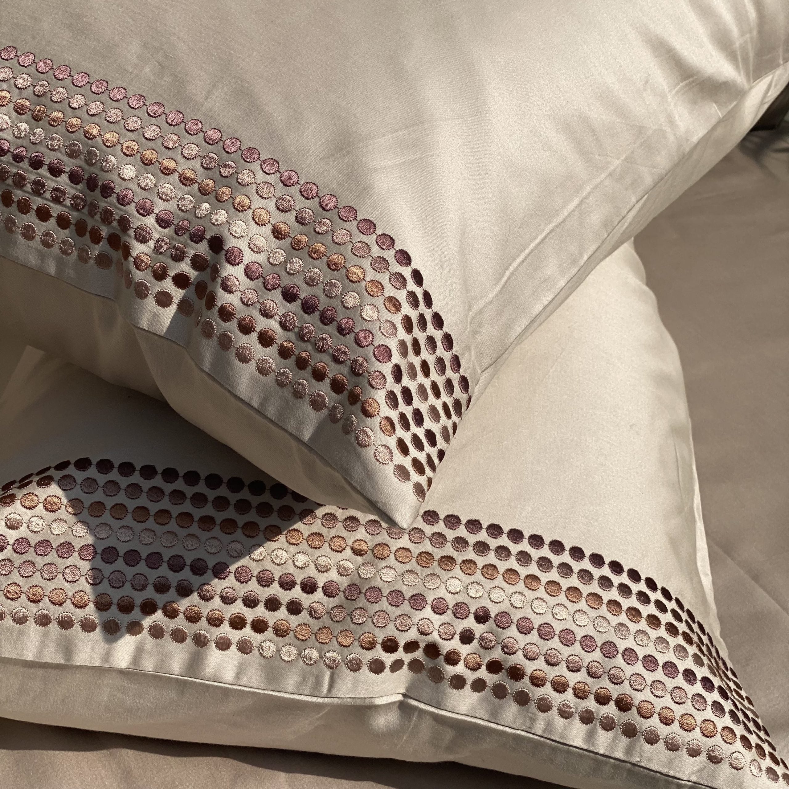 Dots Beige Dreams Bedsheet