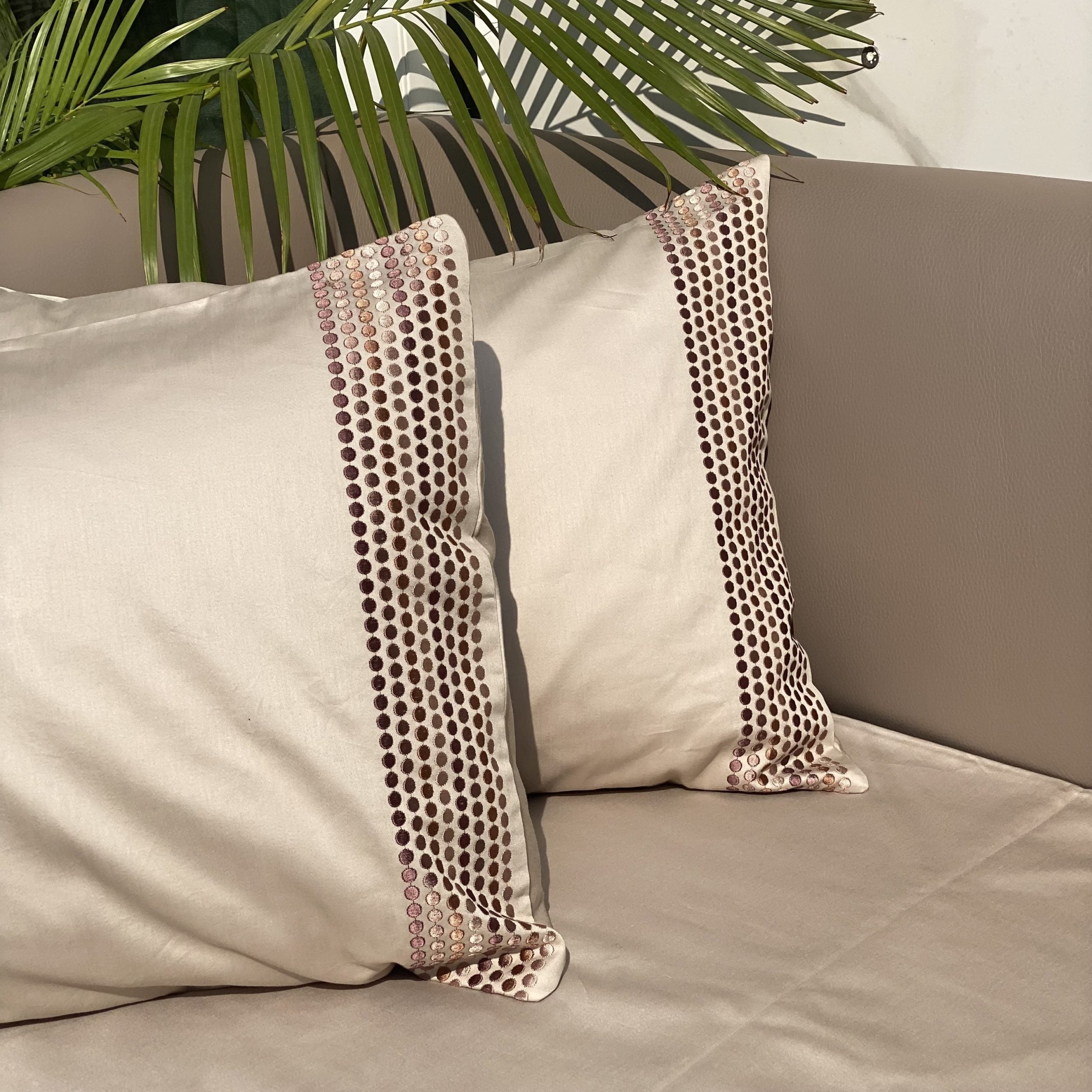 Dots Beige Dreams Bedsheet