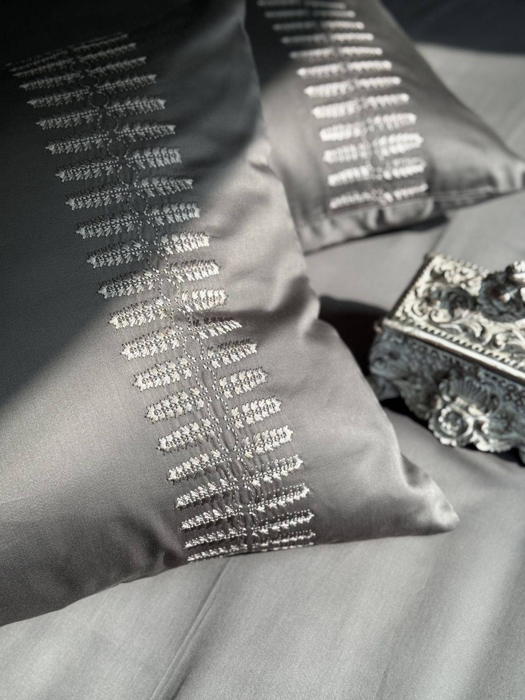 Elise Elephant Grey Dreams Bedsheet Set