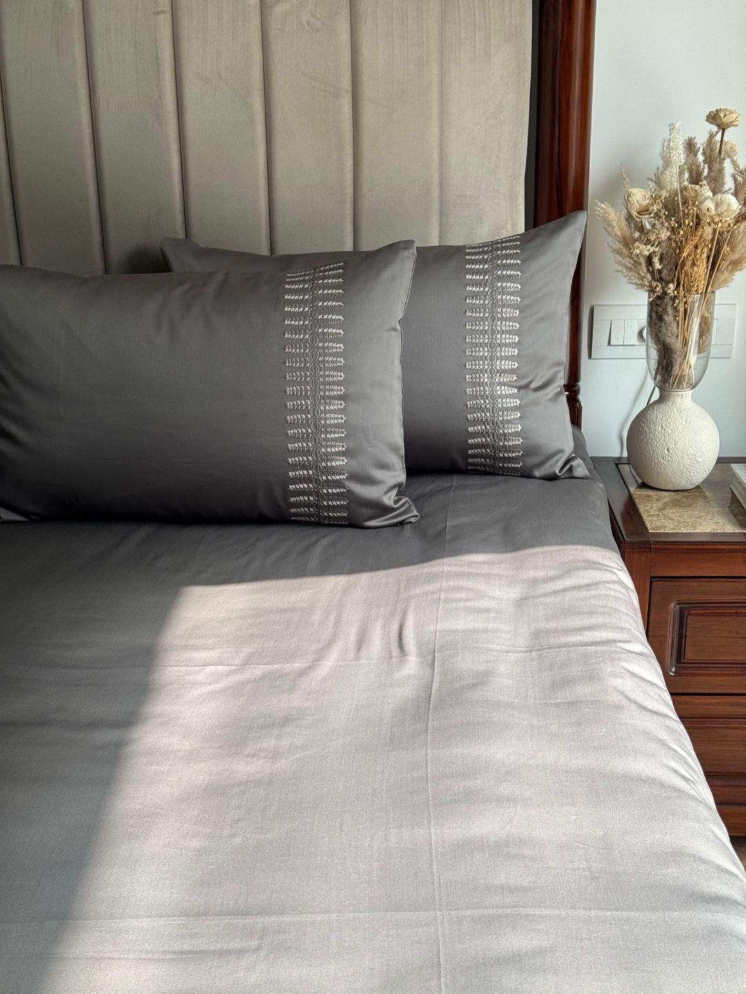 Elise Elephant Grey Dreams Bedsheet Set