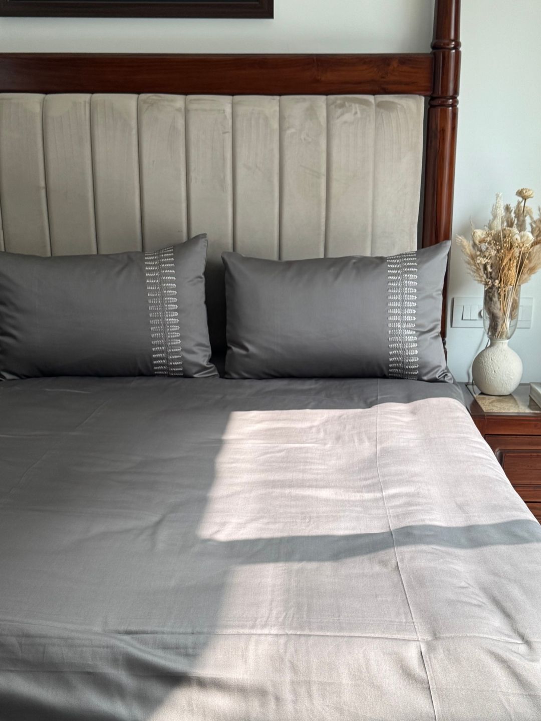 Elise Elephant Grey Dreams Bedsheet Set