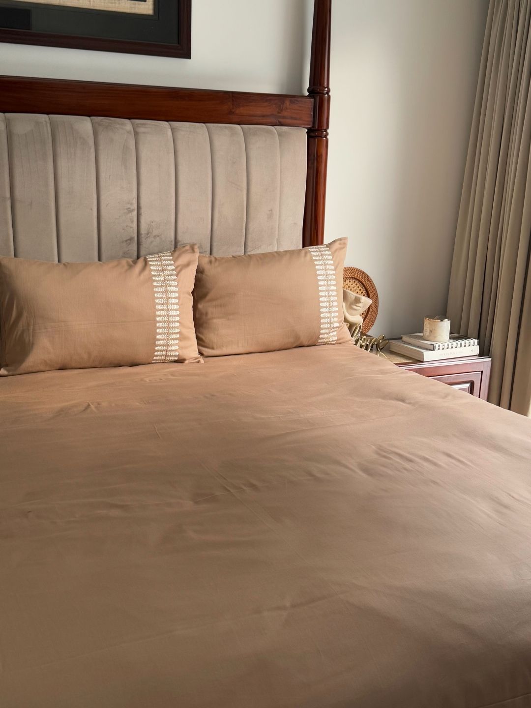 Elise Hazel Beige Dreams Bedsheet Set