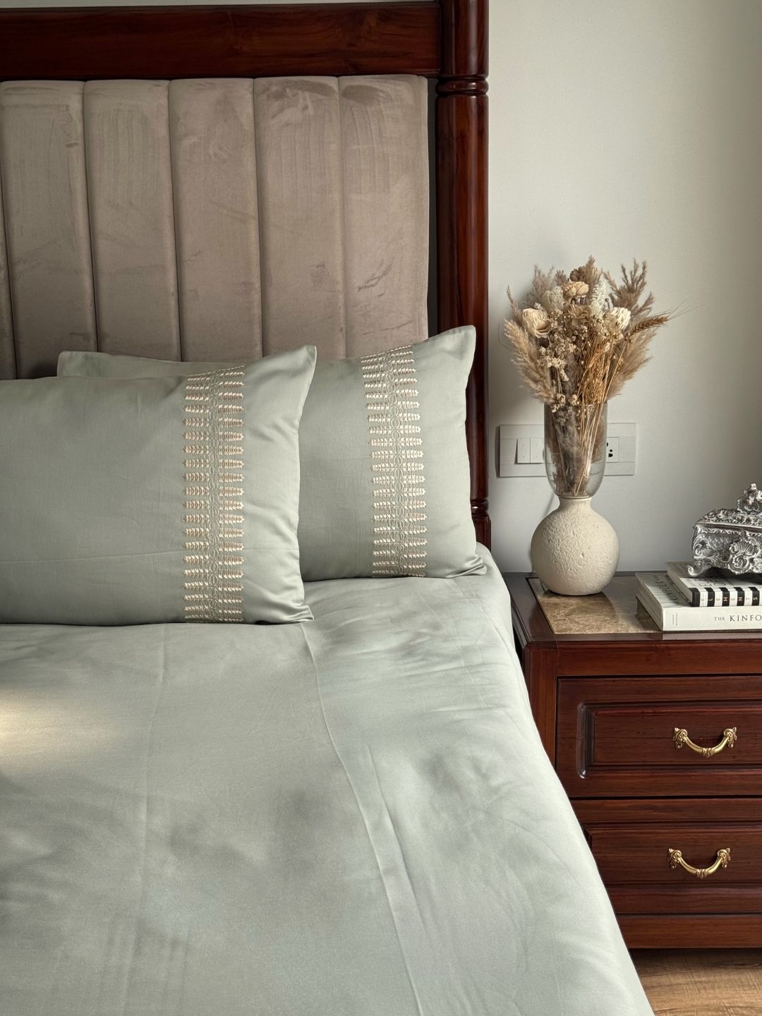 Elise Sage Green Dreams Bedsheet Set