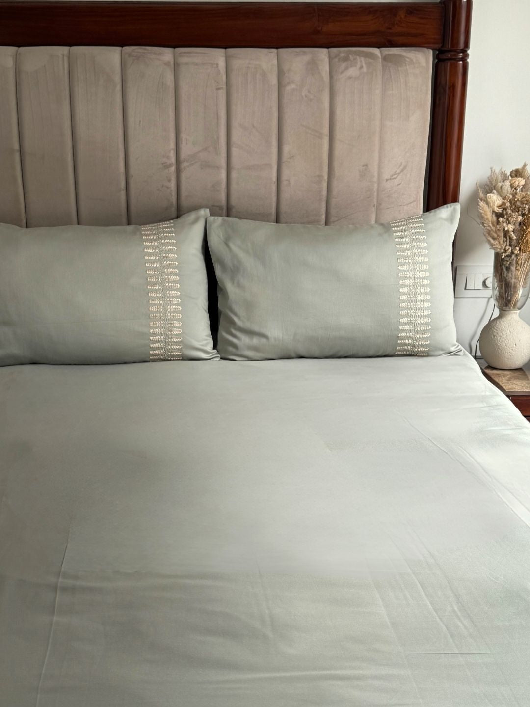 Elise Sage Green Dreams Bedsheet Set