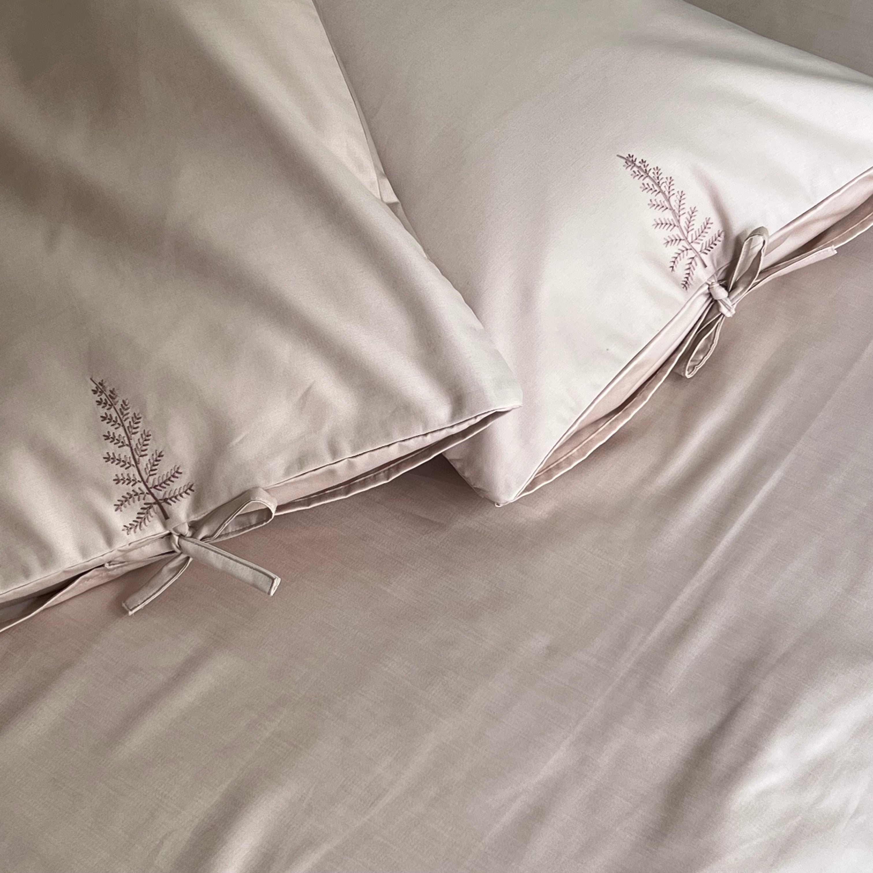 1000TC Fern Buff Egyptian Cotton Bedsheet