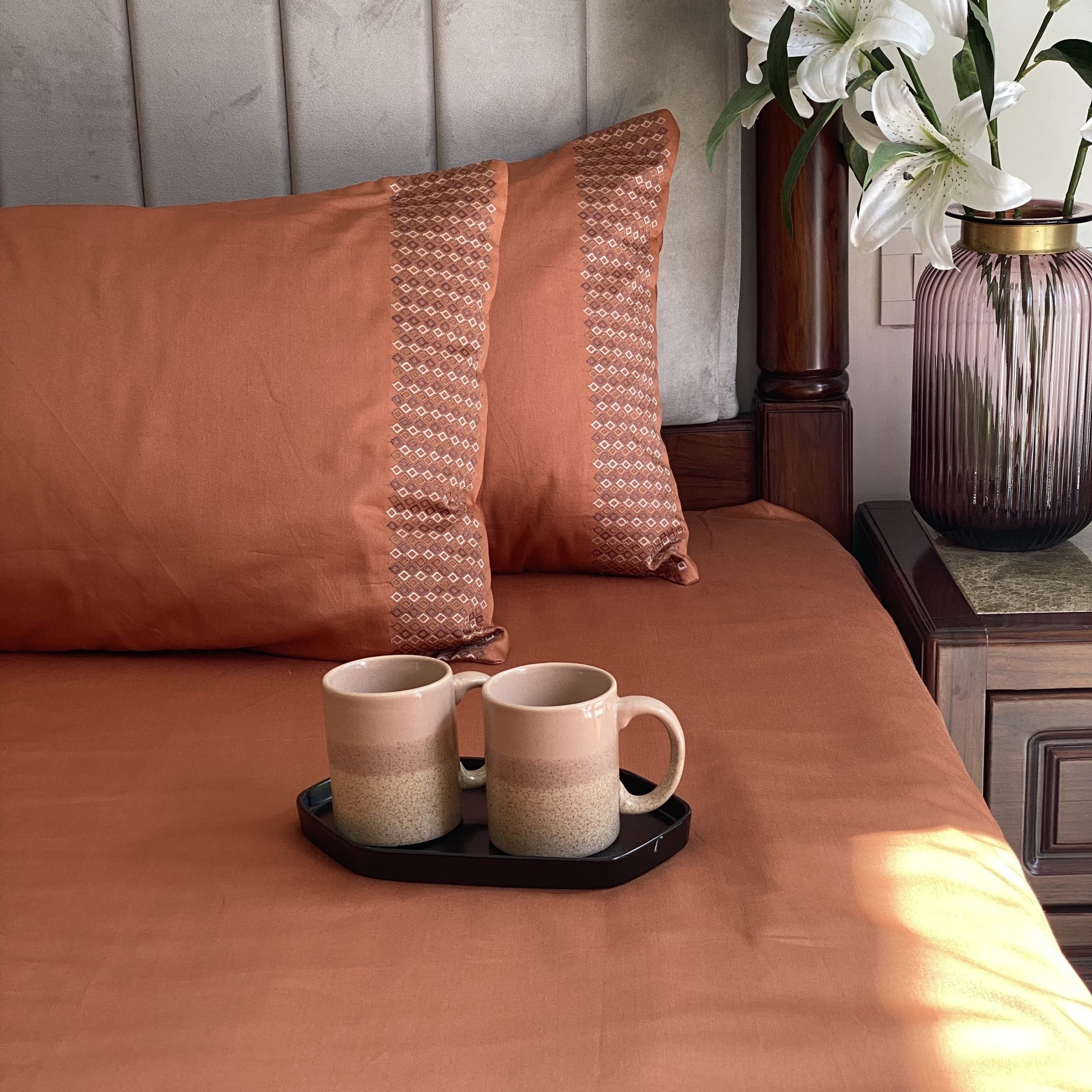 Jewel Rust Dreams Bedsheet