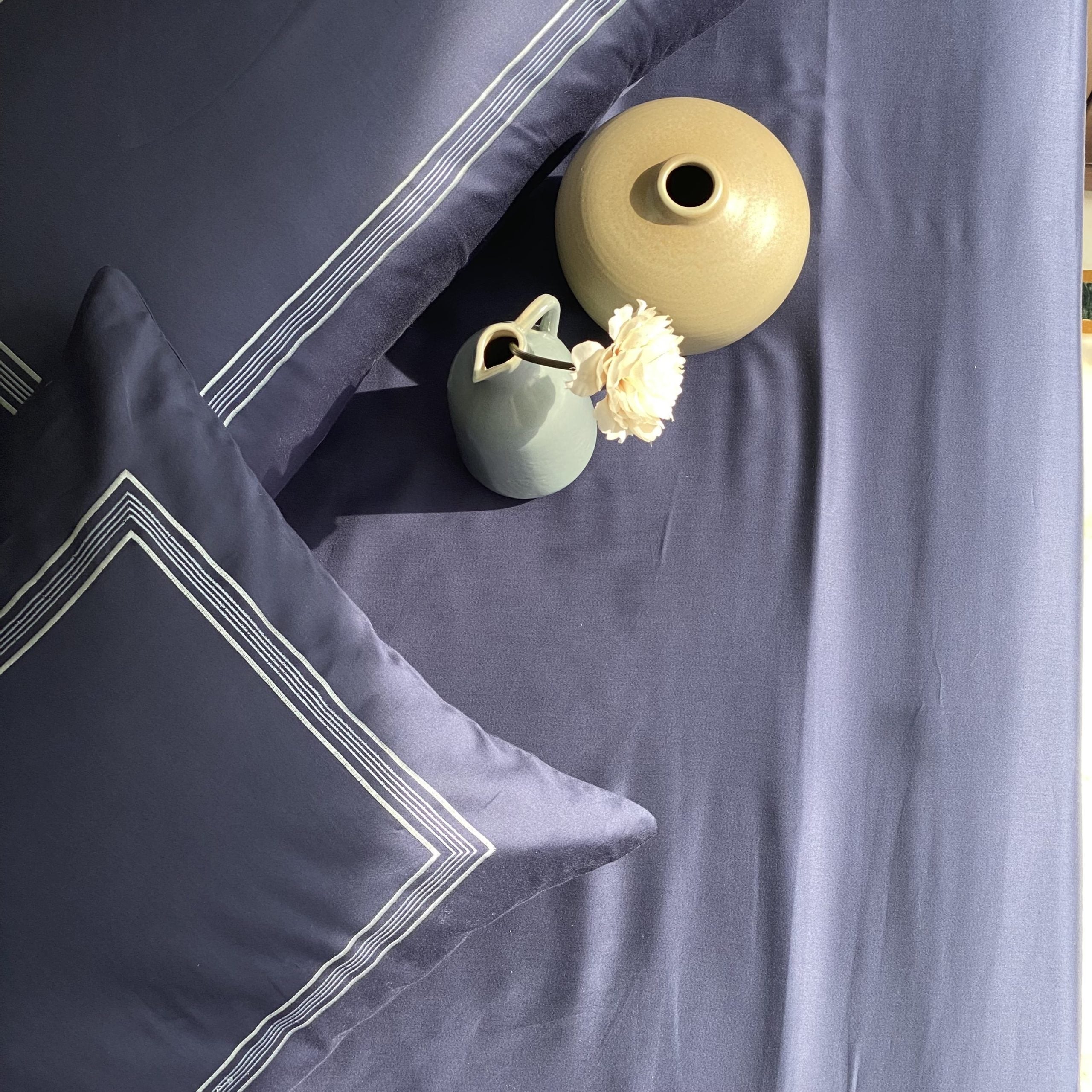 Linea Navy Dreams Bedsheet