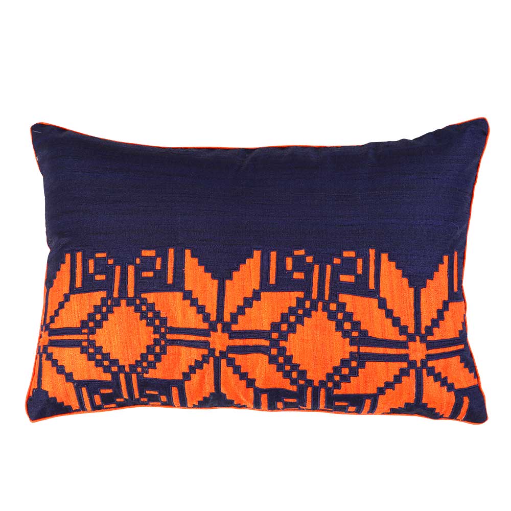 Celtic Silk Dupion Cushion Cover 12X18(Inch)