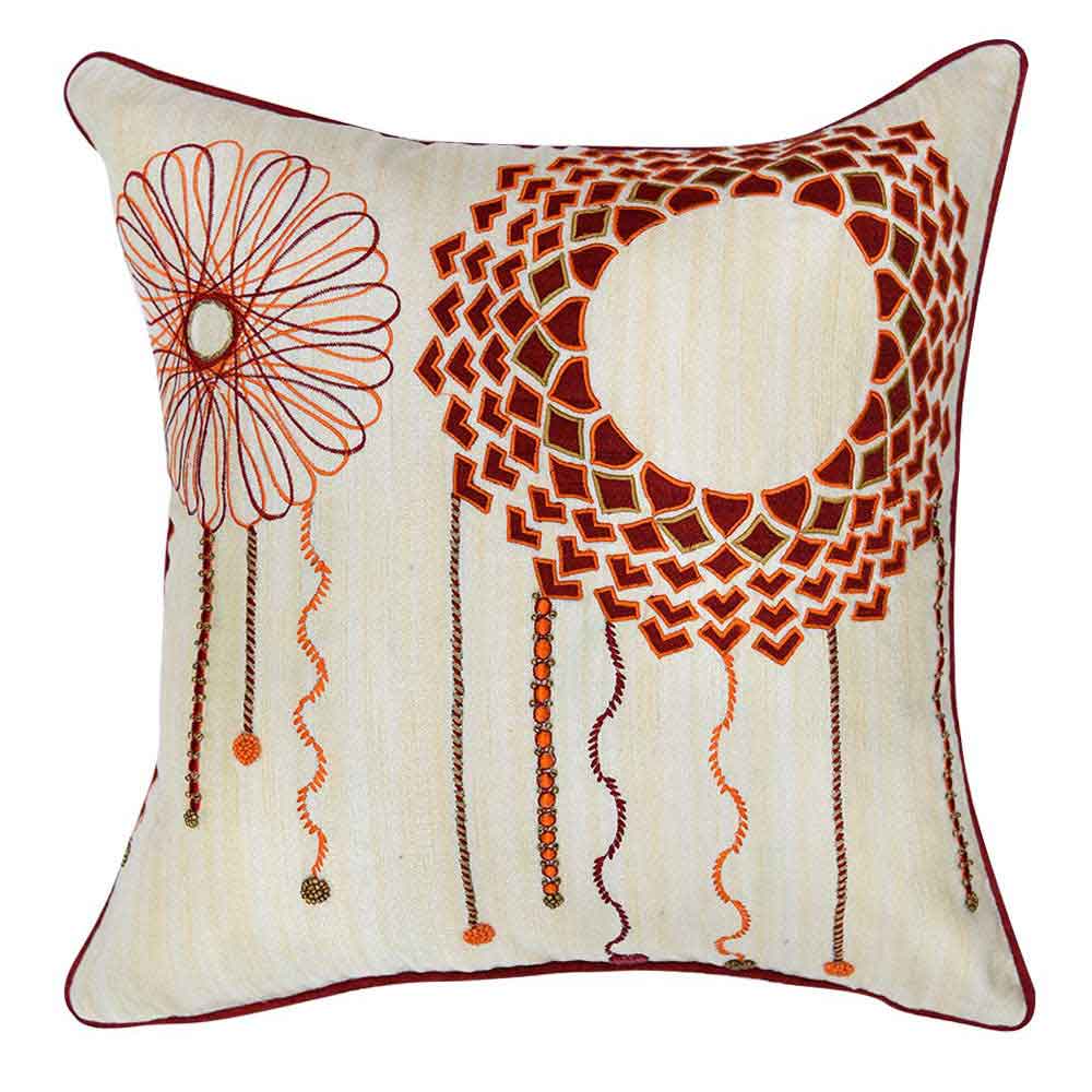 Chile Silk Dupion Cushion Cover 16X16(Inch)