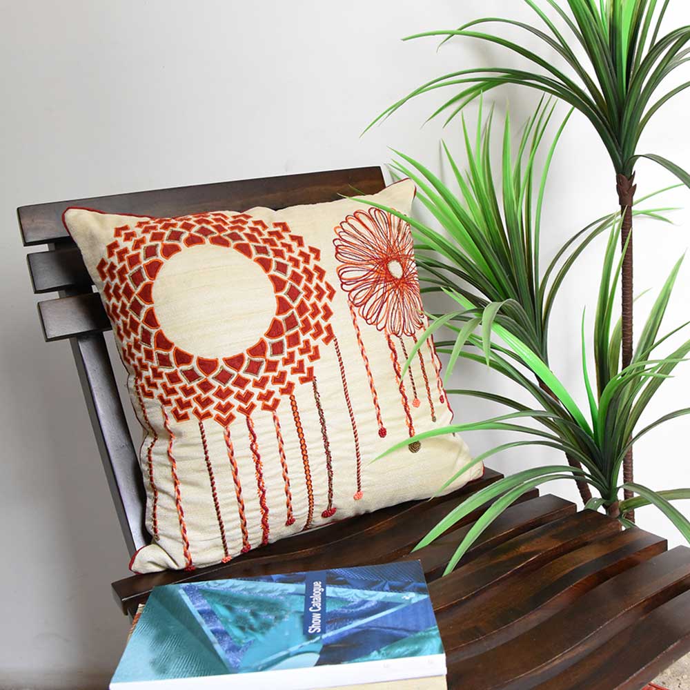 Chile Silk Dupion Cushion Cover 16X16(Inch)