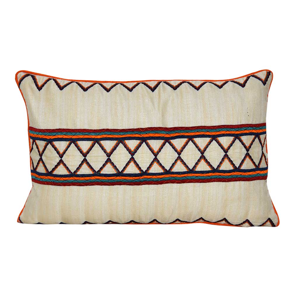 Araguay Silk Dupion Cushion Cover 12"X18" Living Room, Patio, Car, Sofa Cushion Case…